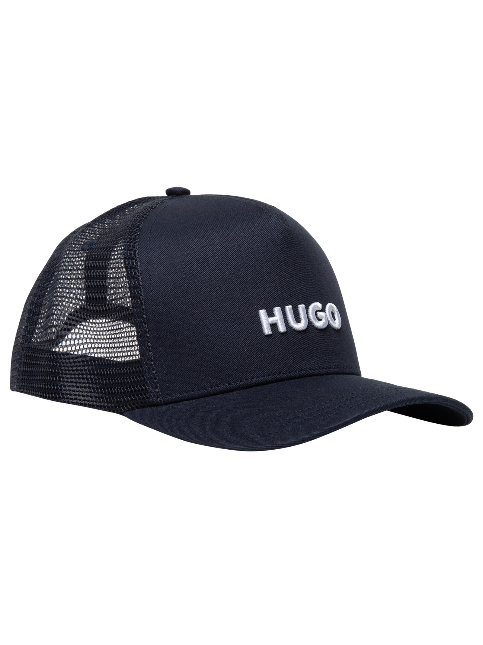Boné Masculino Mesh Panels Marsel -Trucker Azul Hugo