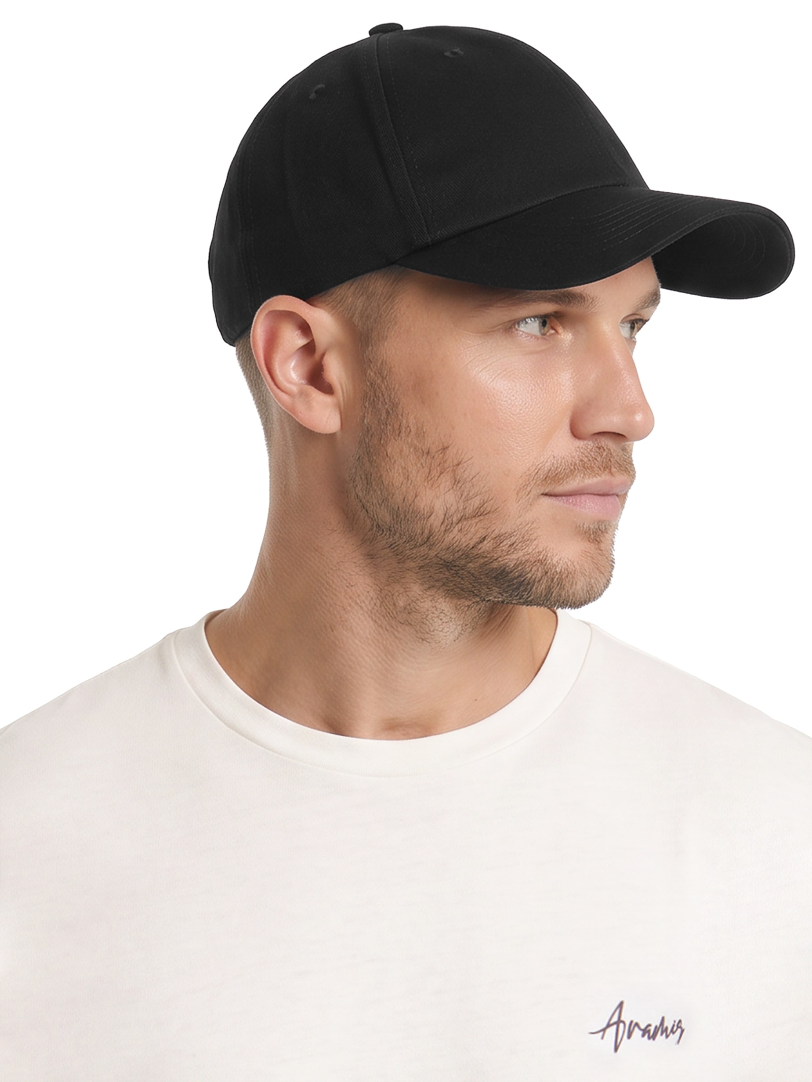 Boné Masculino Multi Logo – Preto Aramis