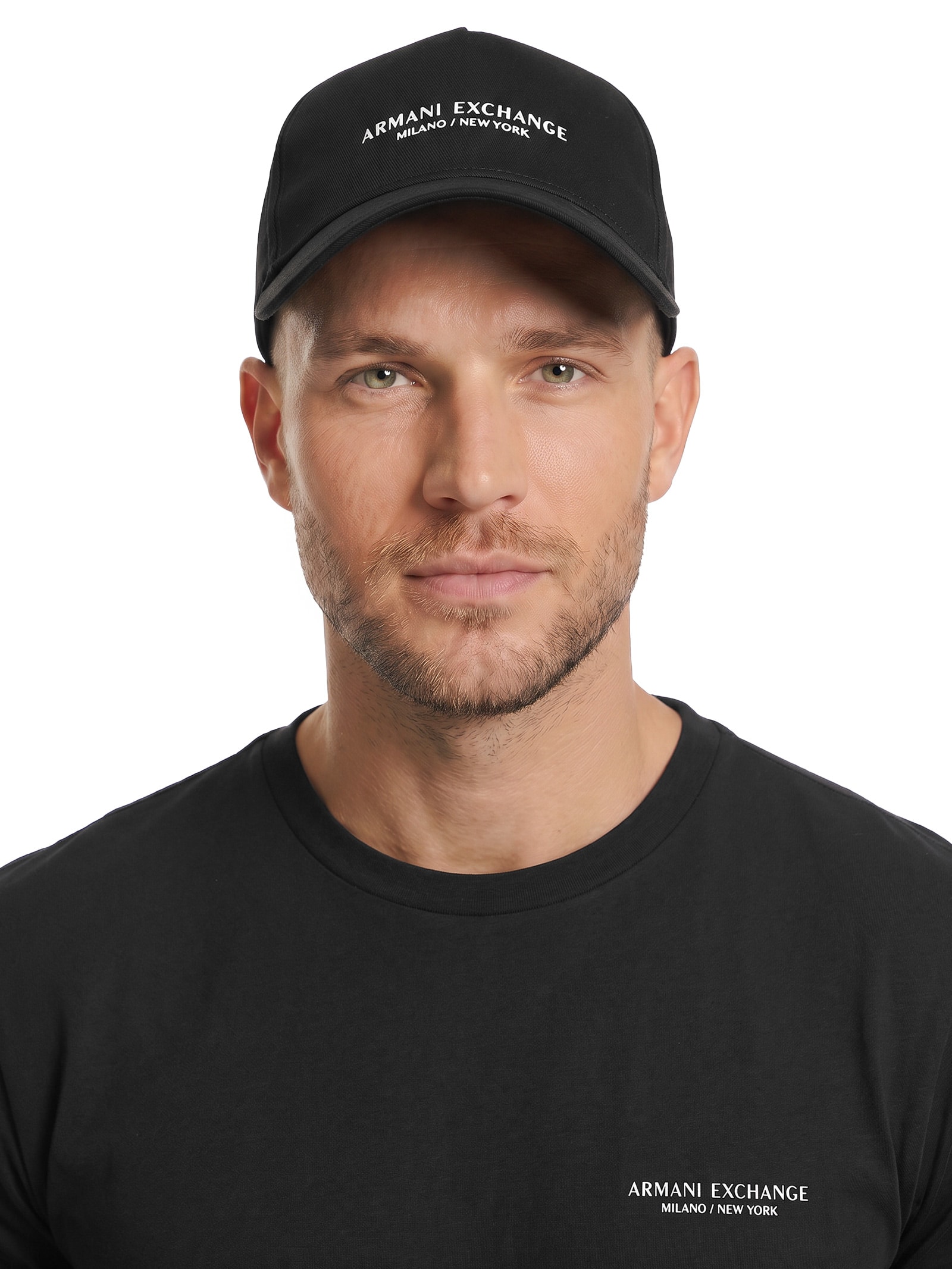 Boné Masculino New York Milano Preto Armani Exchange