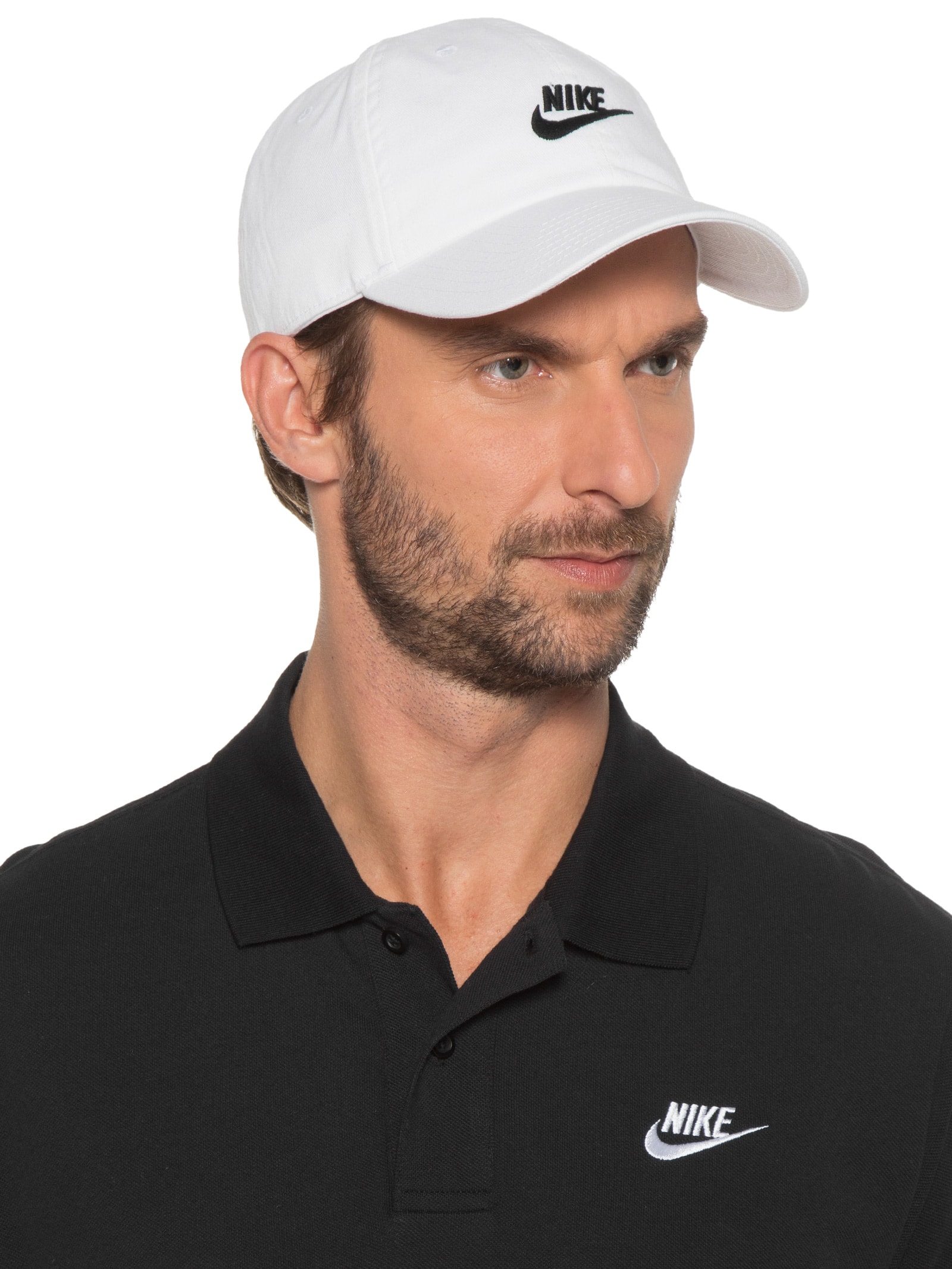 Boné Masculino Nsw H86 Futura Washed - Branco - Nike