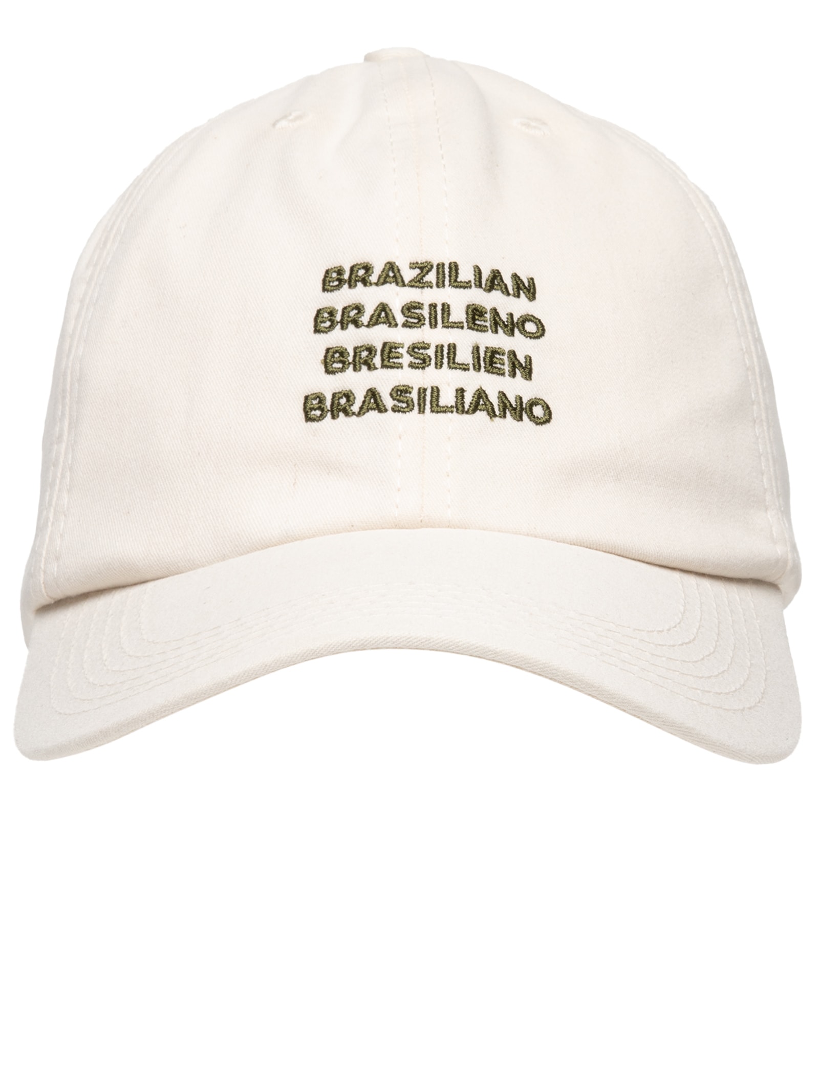 Boné Masculino Sarja Bordado Brasiliano – Branco Sergio K