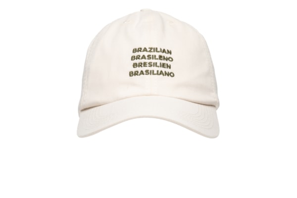 Boné Masculino Sarja Bordado Brasiliano – Branco