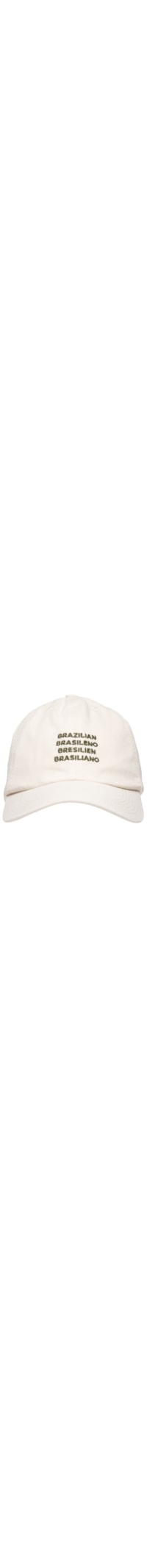 Boné Masculino Sarja Bordado Brasiliano – Branco