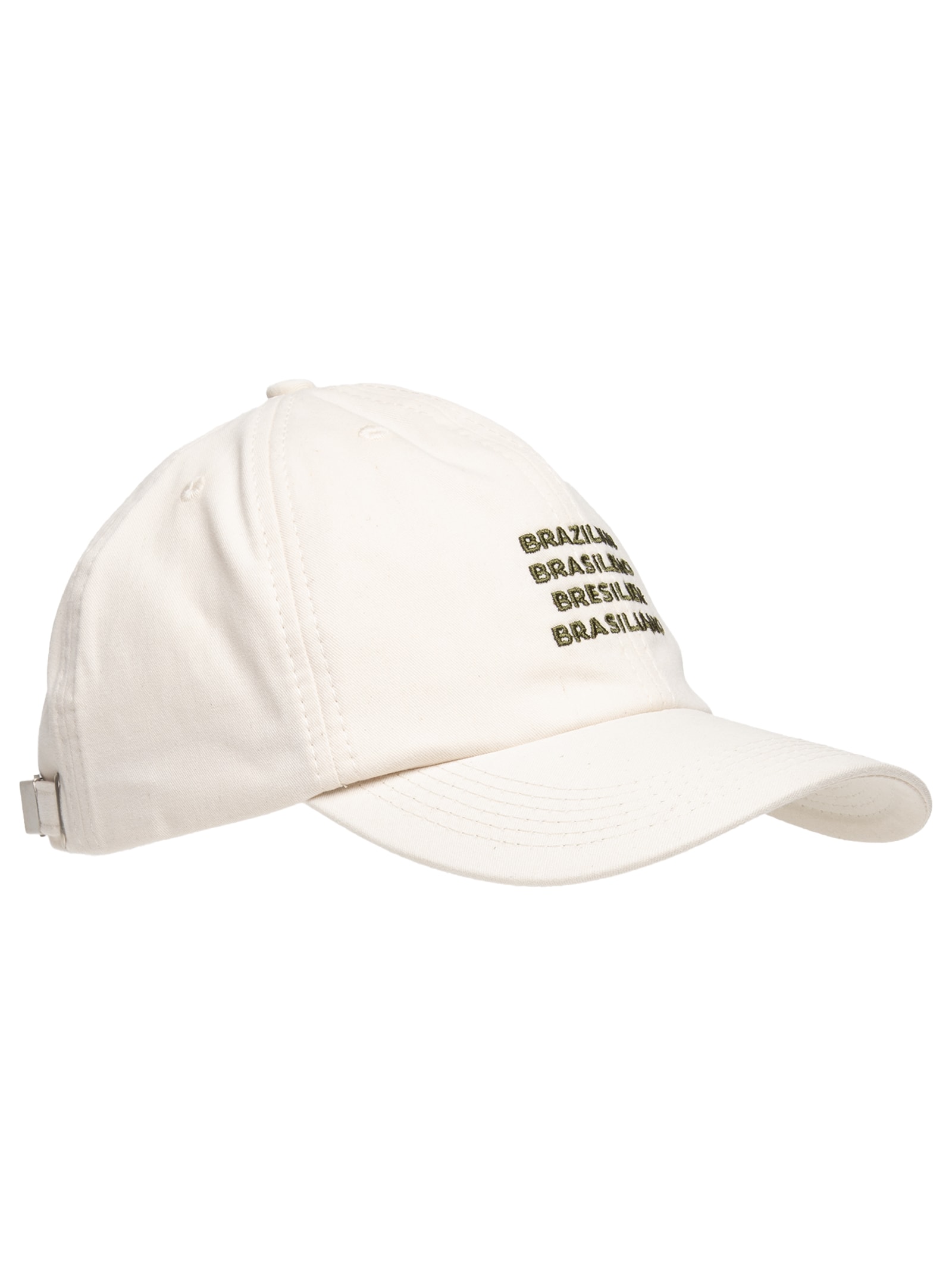Boné Masculino Sarja Bordado Brasiliano – Branco Sergio K