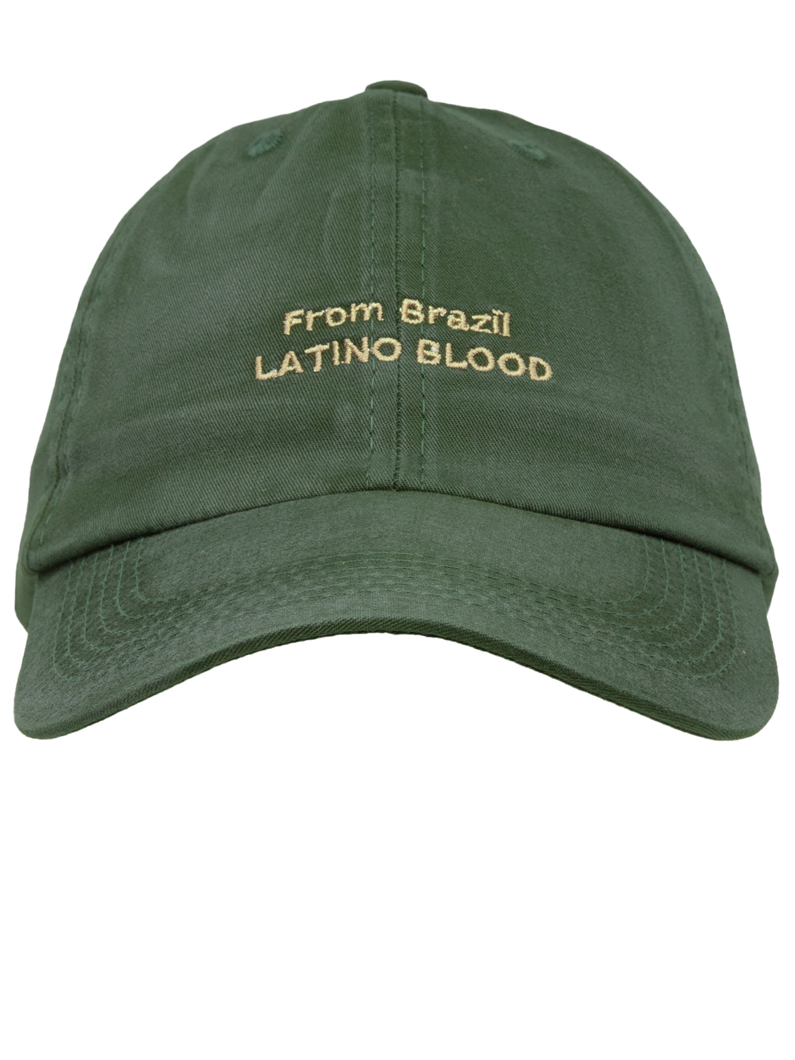 Boné Masculino Sarja Bordado Latino Blood – Verde Sergio K