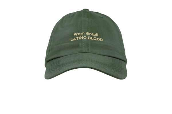 Boné Masculino Sarja Bordado Latino Blood – Verde