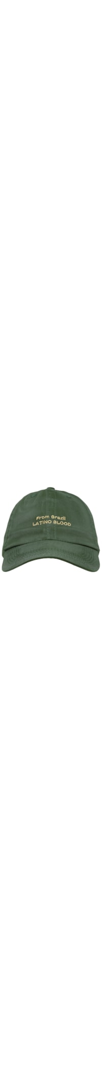 Boné Masculino Sarja Bordado Latino Blood – Verde