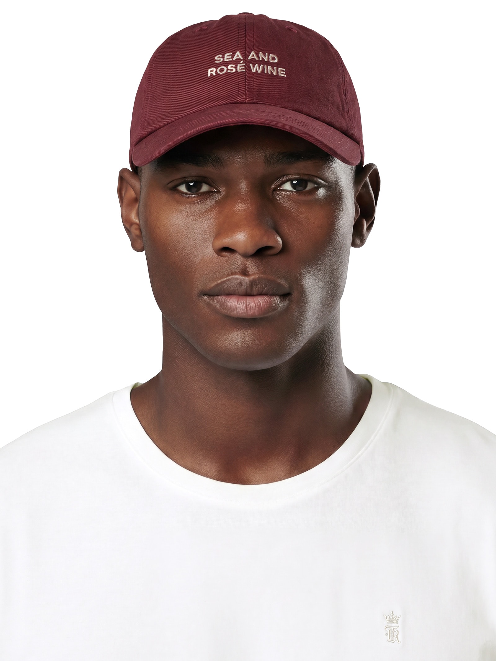 Boné Masculino Sarja Bordado Sea And Wine – Vermelho Sergio K