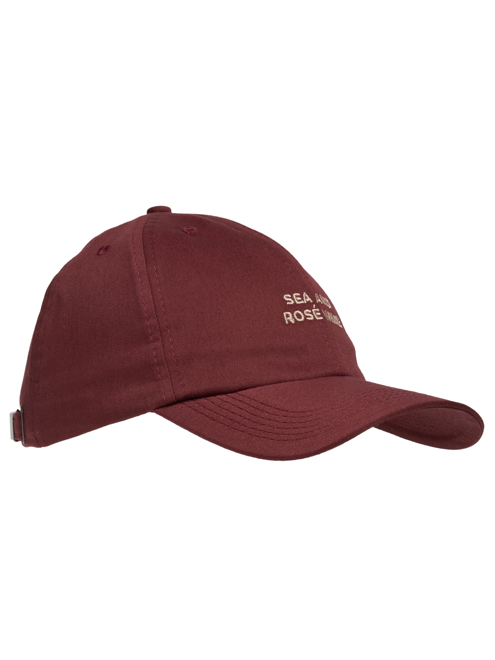 Boné Masculino Sarja Bordado Sea And Wine – Vermelho Sergio K