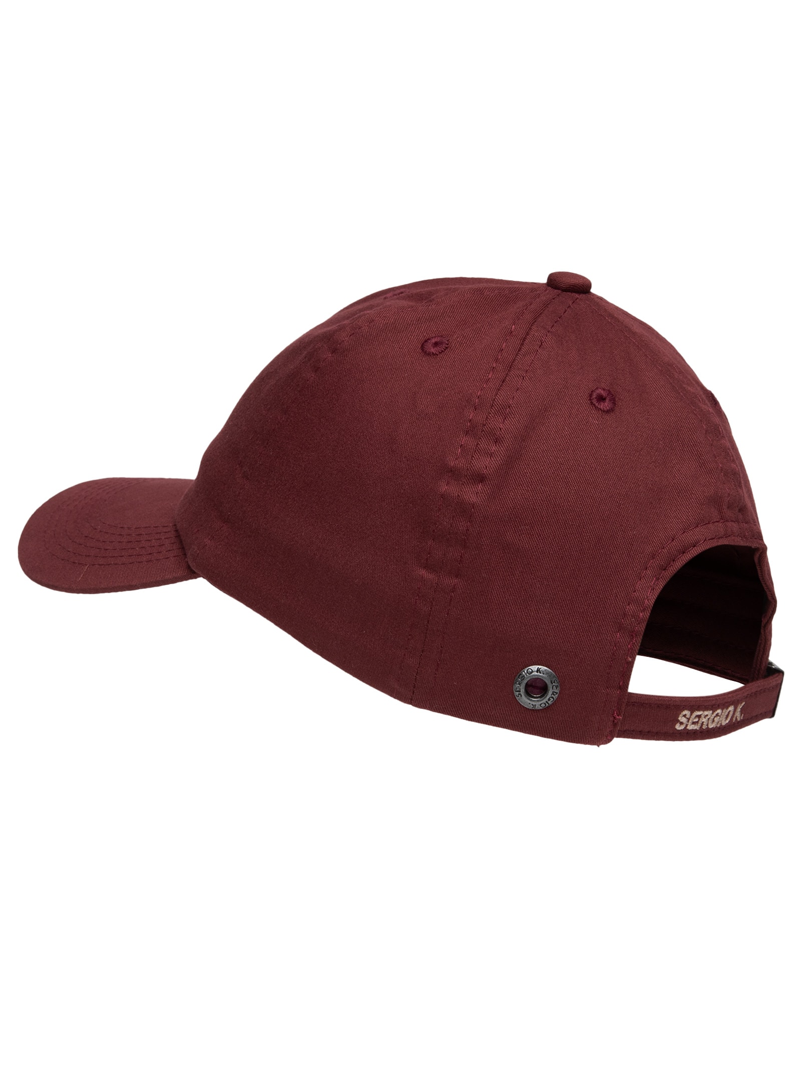 Boné Masculino Sarja Bordado Sea And Wine – Vermelho Sergio K