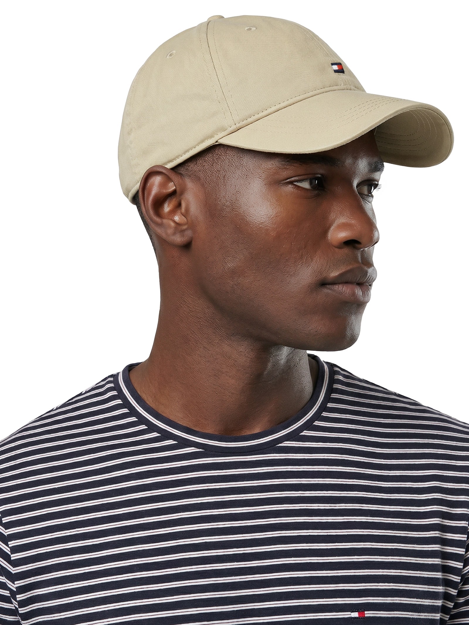 Boné Masculino TH Flag Soft – Bege Tommy Hilfiger