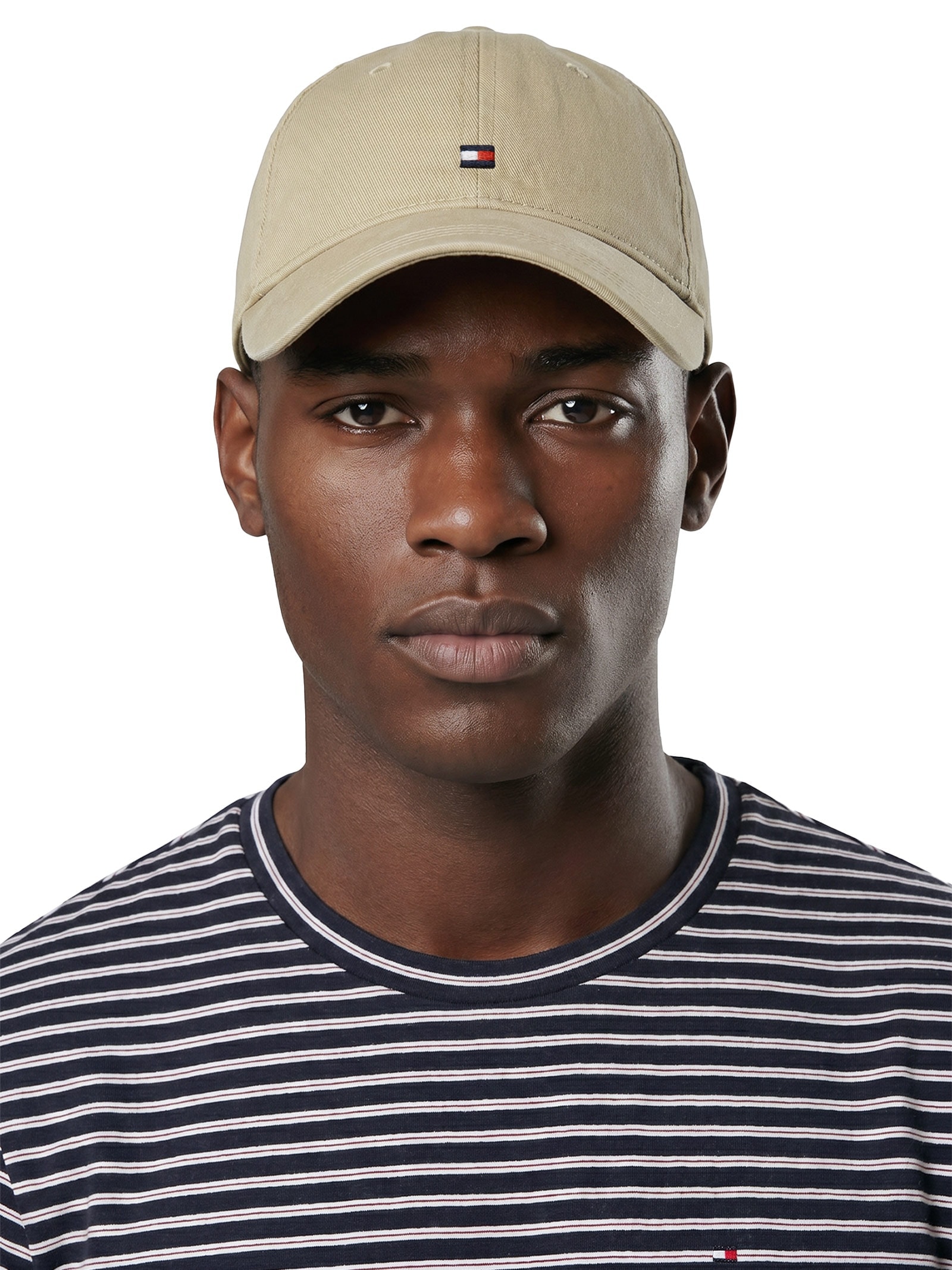 Boné Masculino TH Flag Soft – Bege Tommy Hilfiger