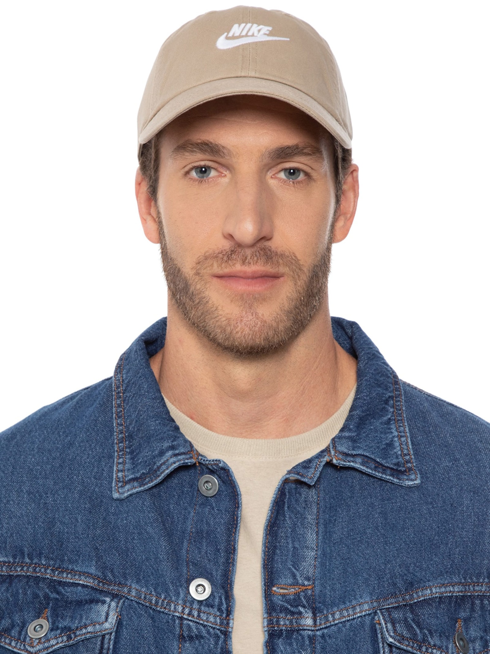 Boné Masculino U Nk Club Cap Bege Nike