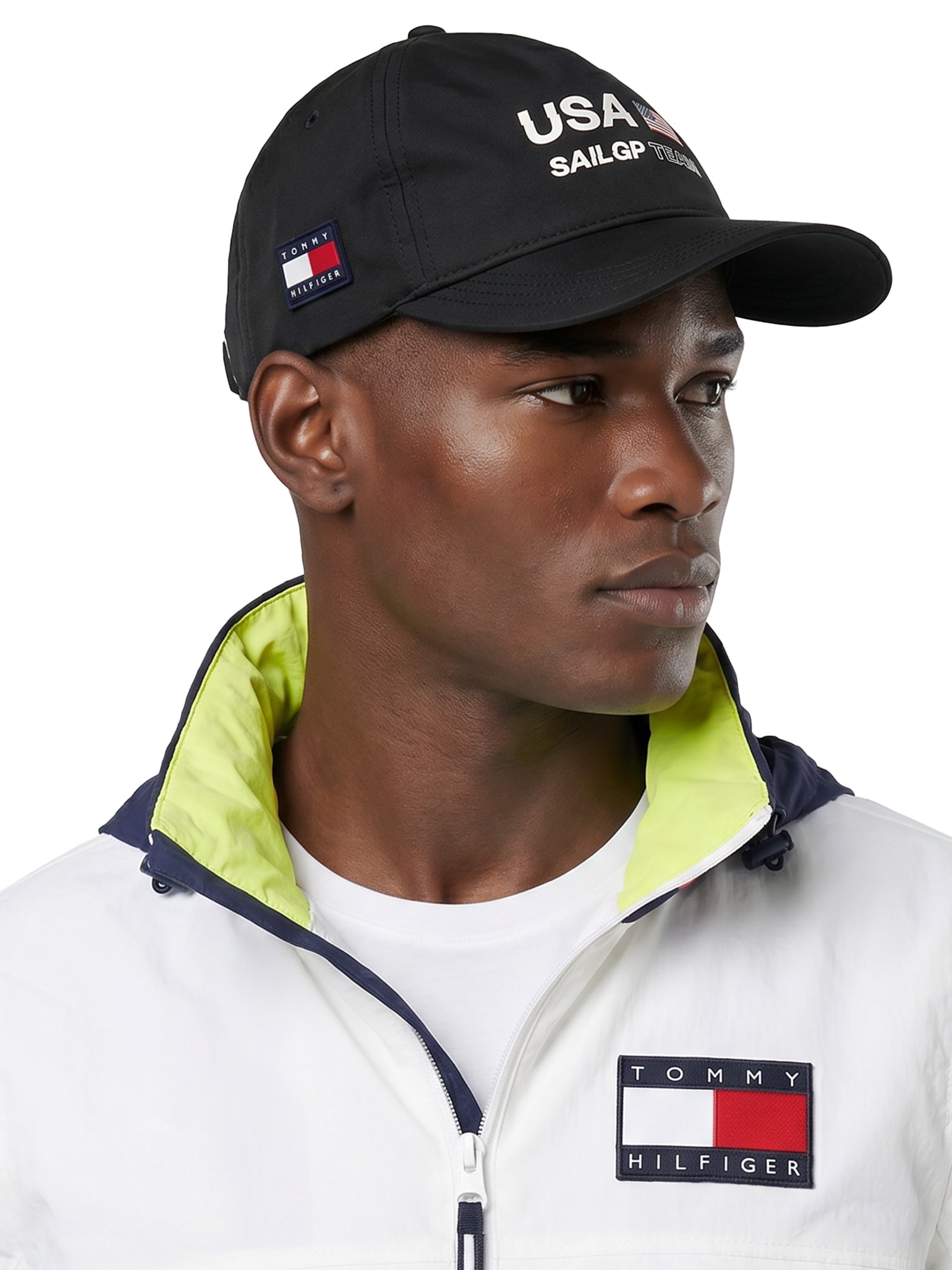 Boné Masculino Us Sailgp Soft 58cm Preto Tommy Hilfiger