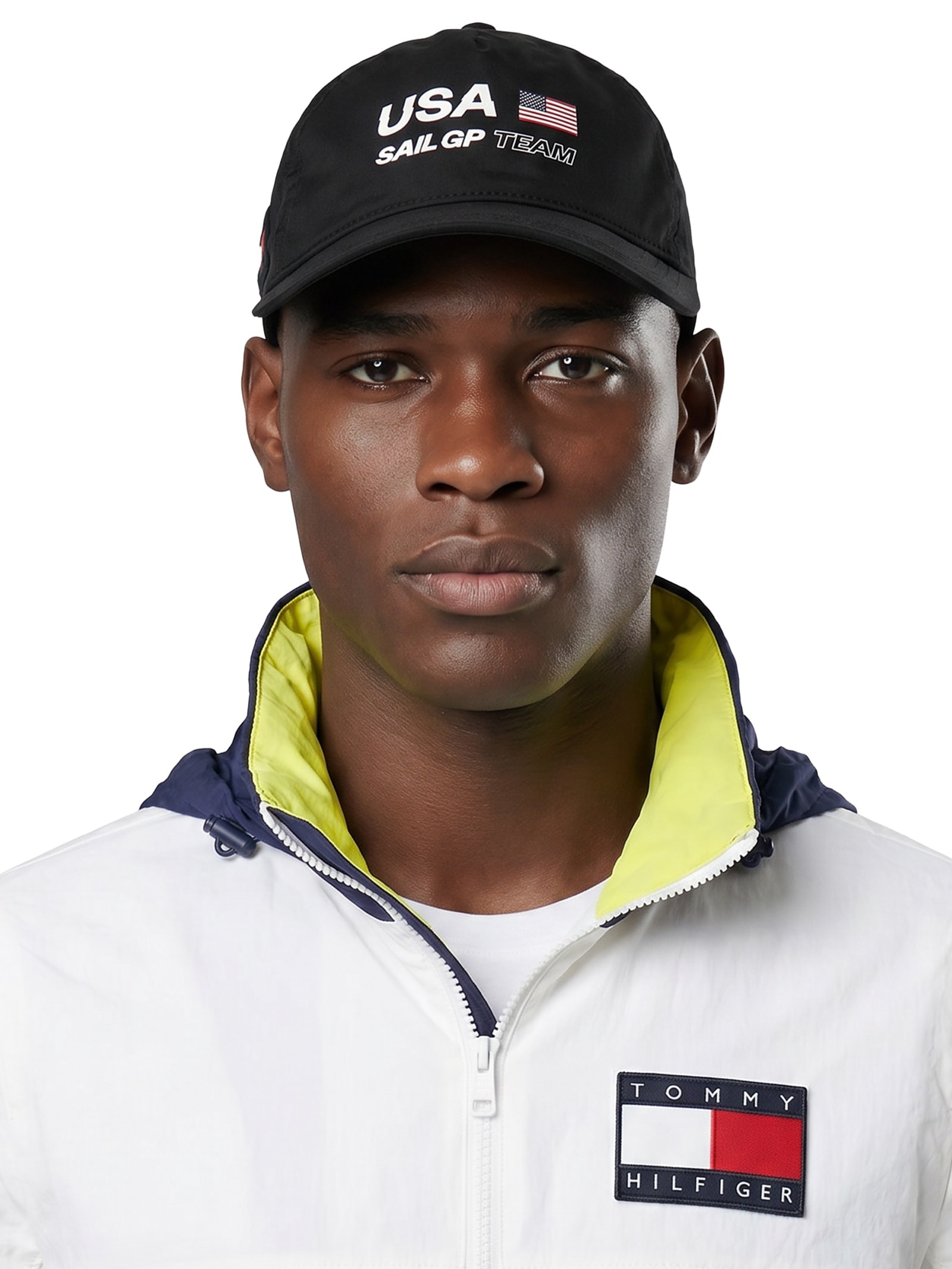 Boné Masculino Us Sailgp Soft 58cm Preto Tommy Hilfiger
