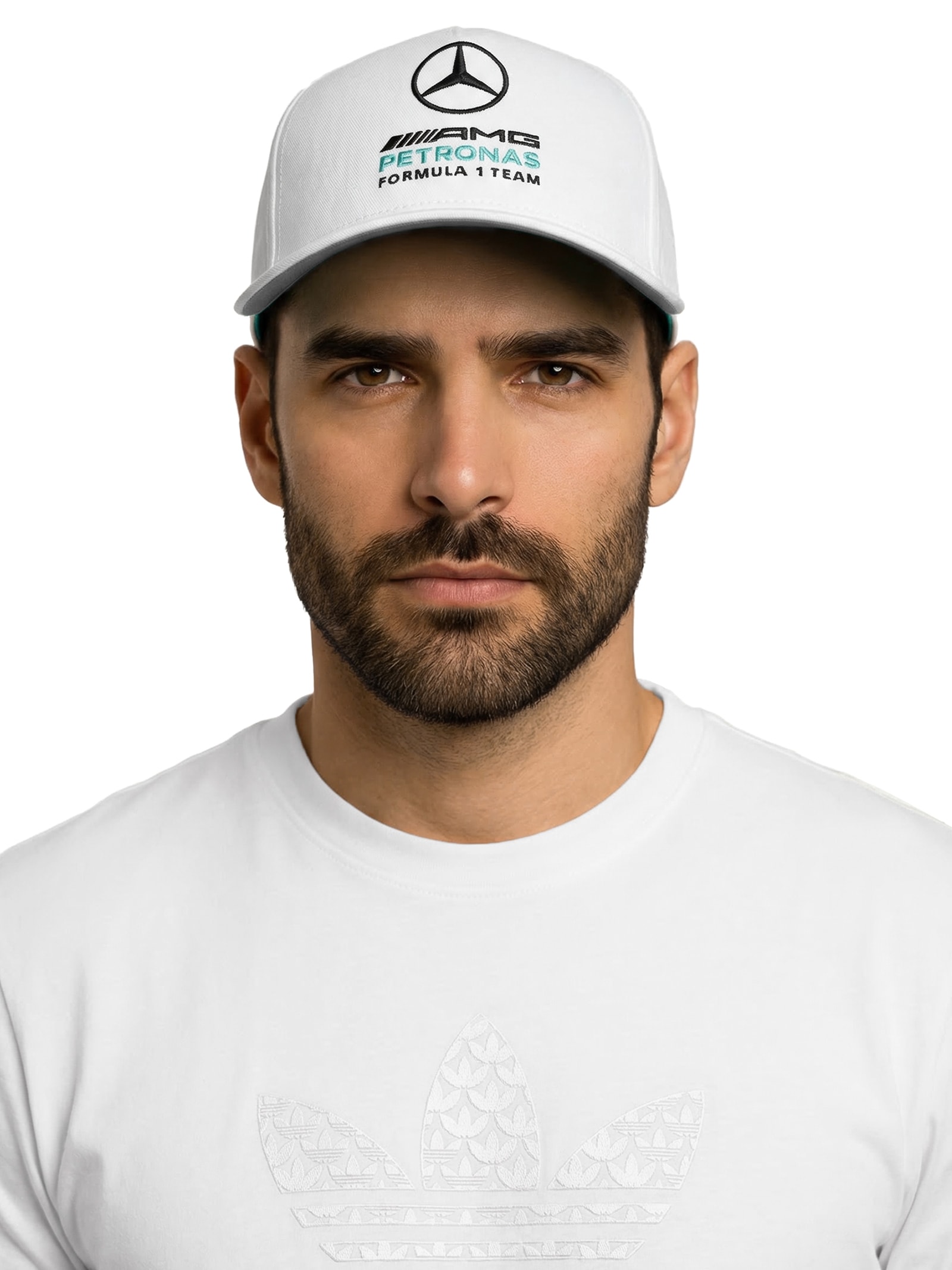 Boné Mercedes DNA BB Branco Adidas + Mercedes