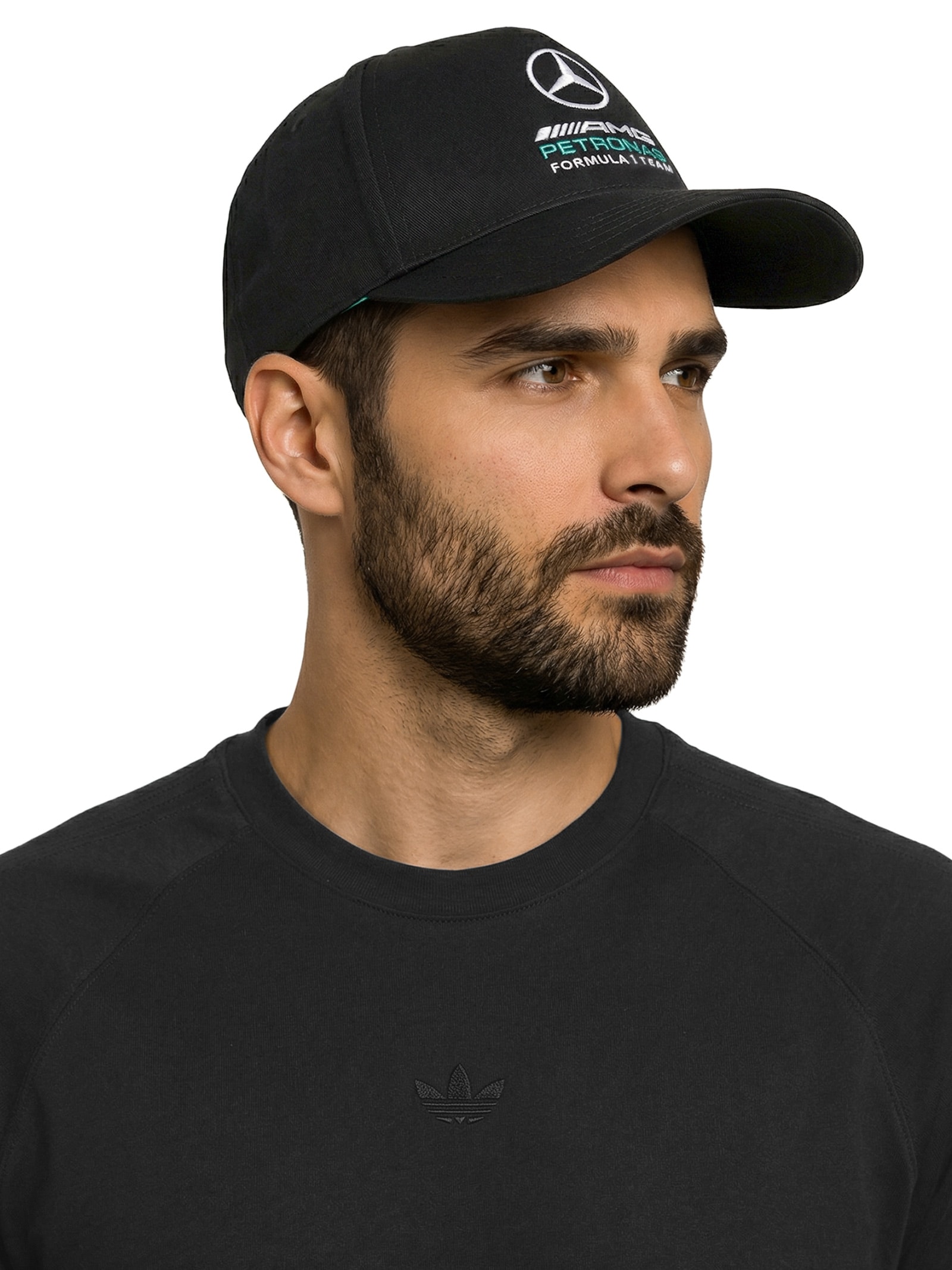 Boné Mercedes DNA BB Preto Adidas + Mercedes