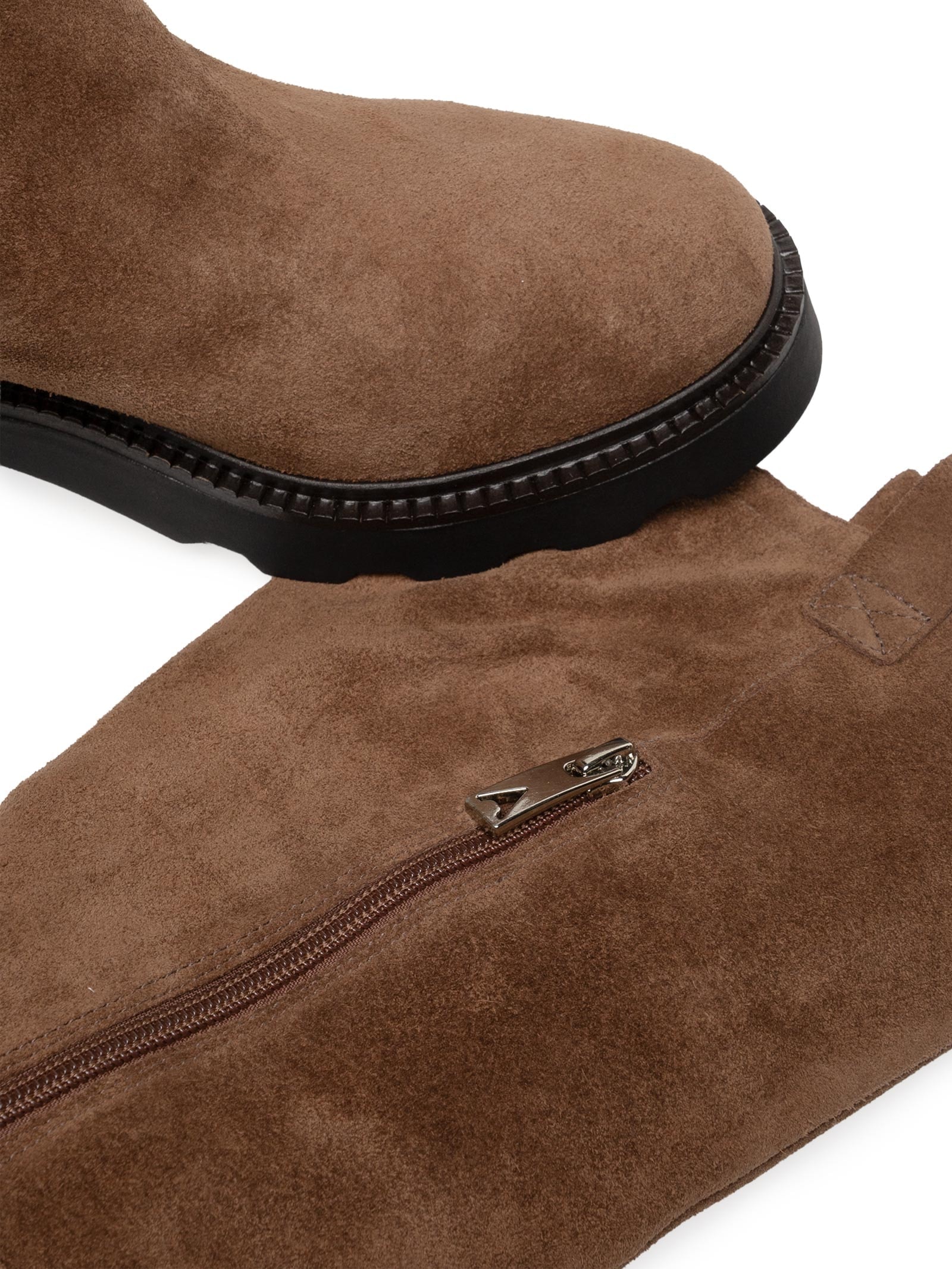 Bota Básica Cano Alto Marrom Carrano