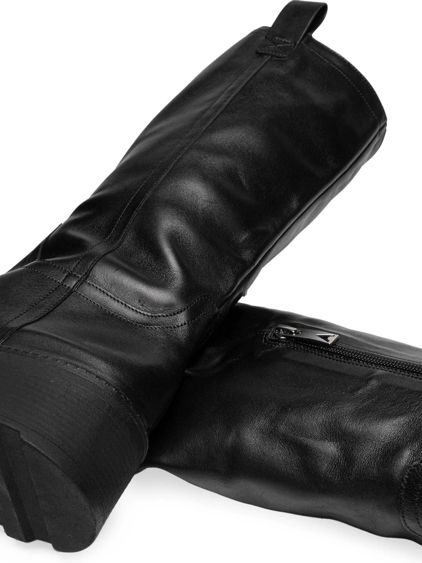 Bota Básica Cano Alto Preto Carrano