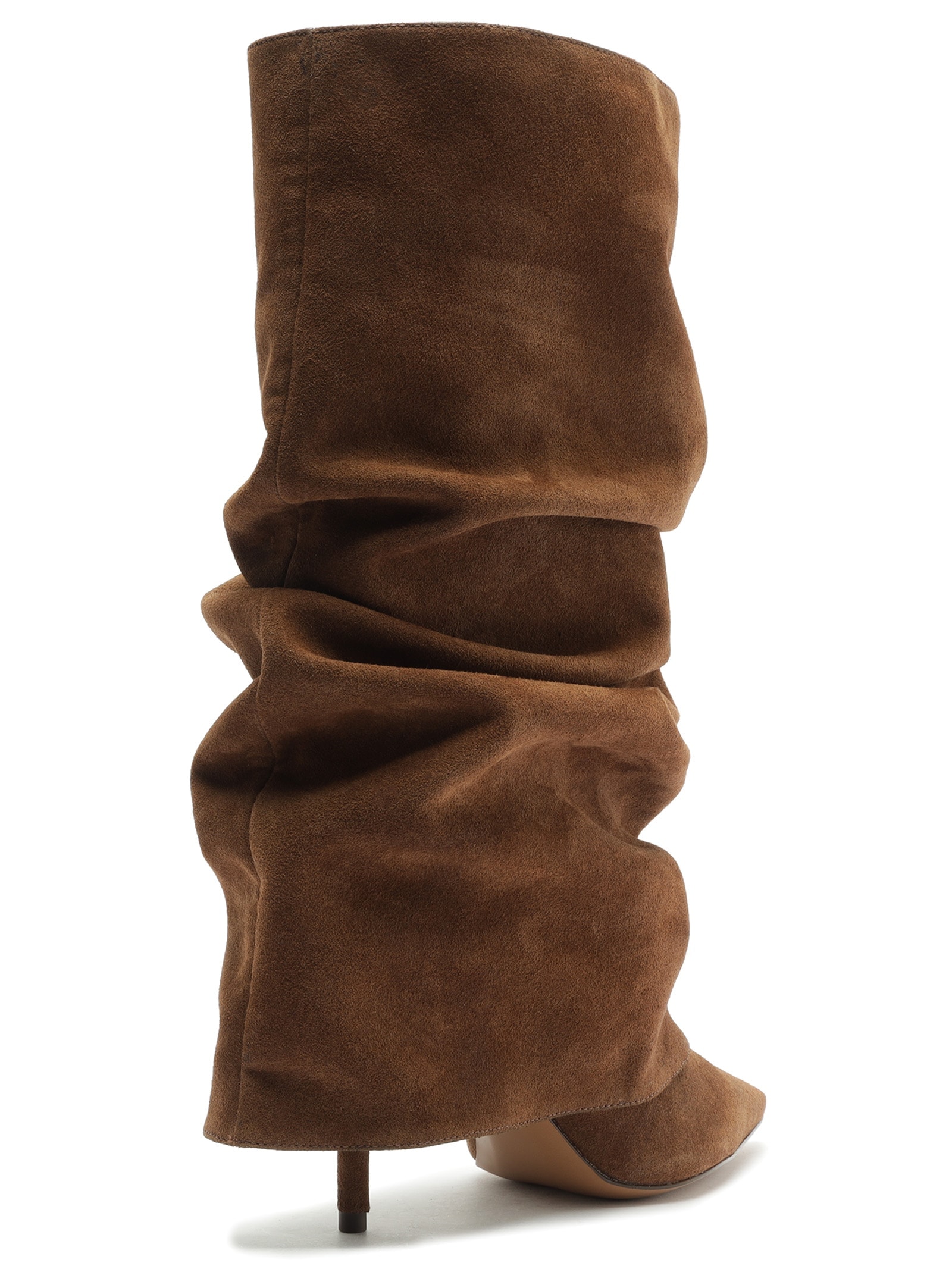 Bota Feminina Acamurçada Polaina Marrom Arezzo