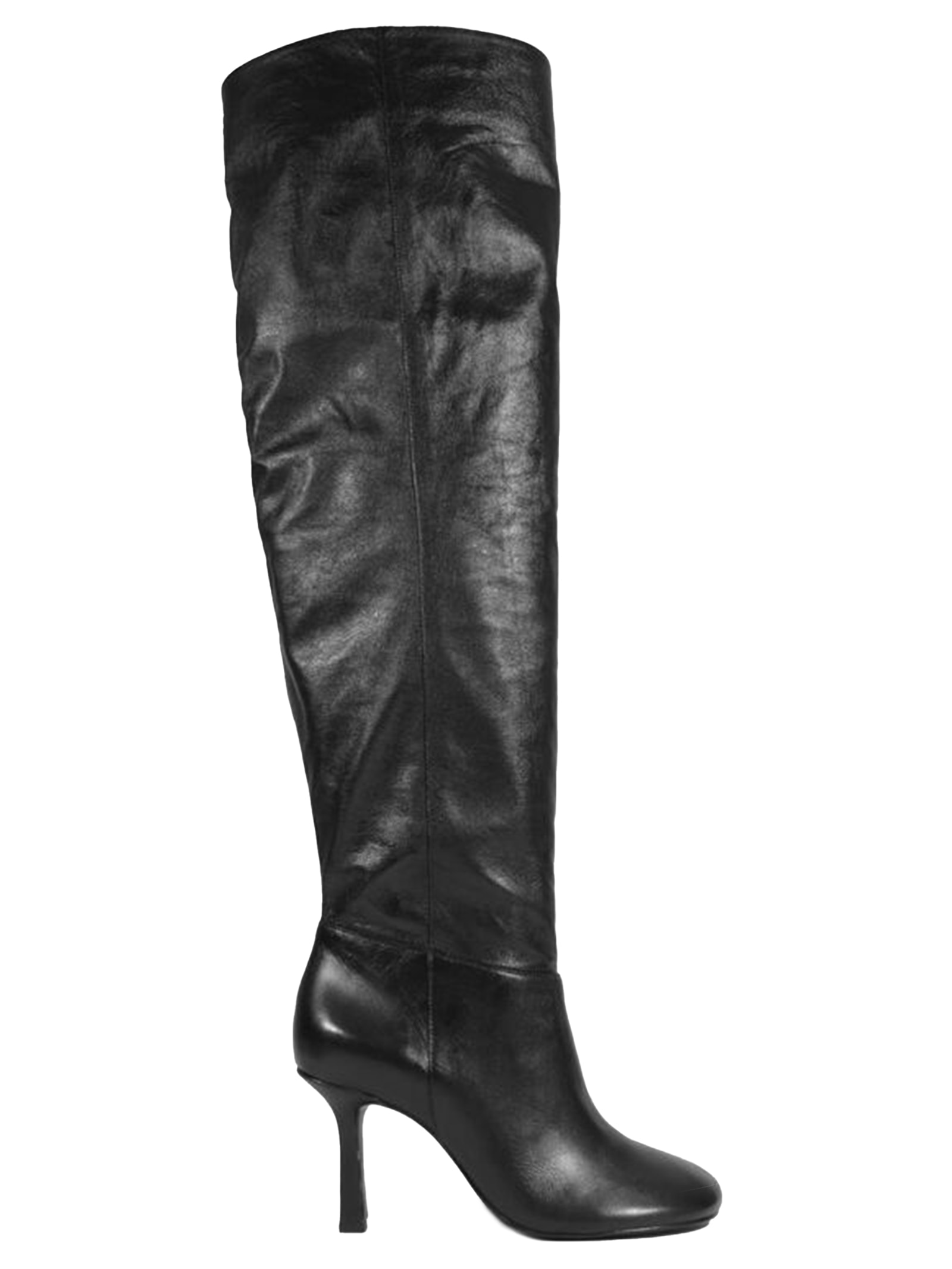 Bota Feminina Brigitte Couro Preto Schutz