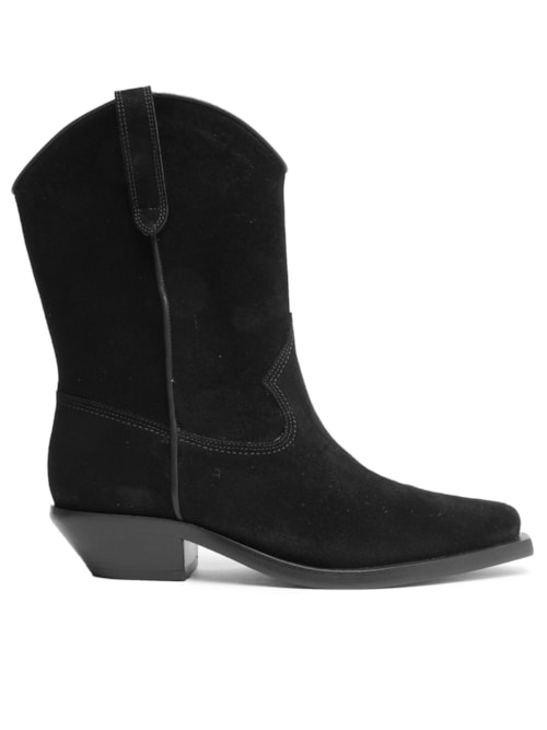 Bota Feminina Camurça – Preto