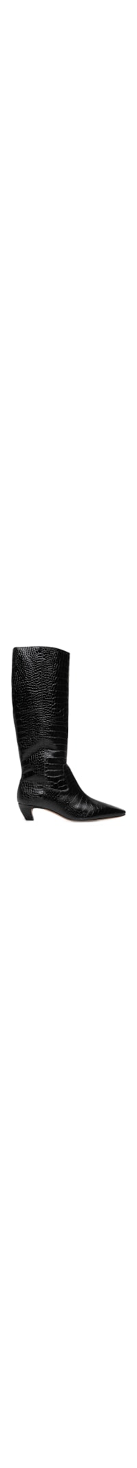 Bota Feminina Cano Alto Croco Dacar - Preto