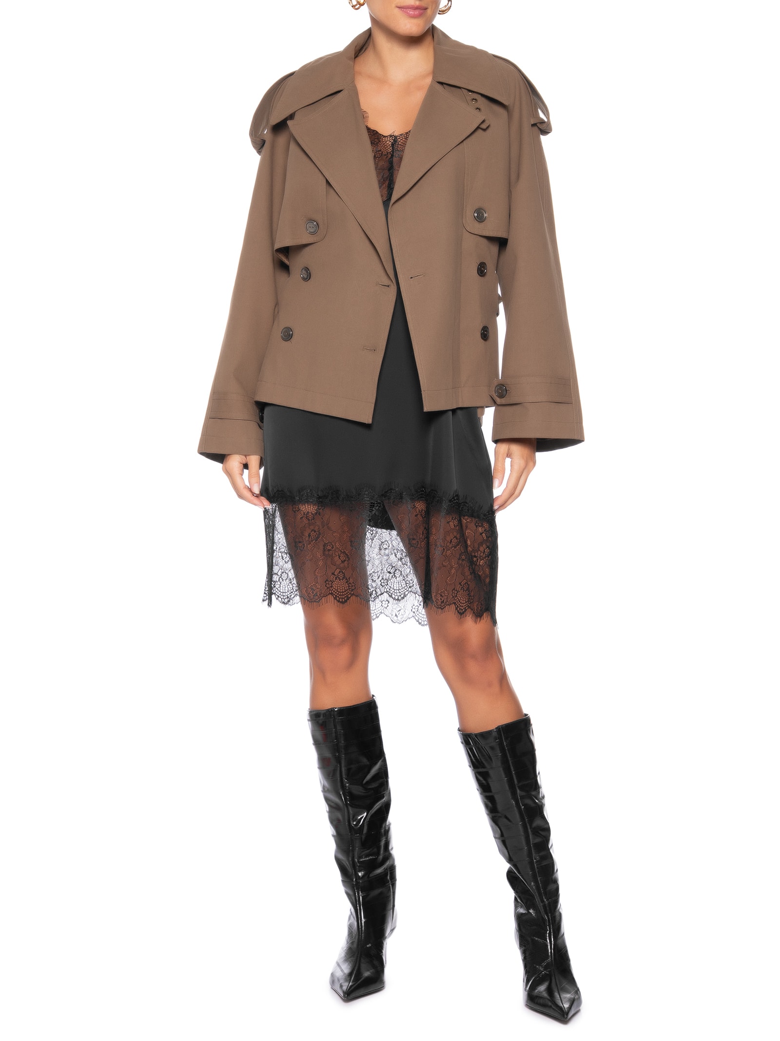 Bota Feminina Cano Alto Enguia Casein Preto Arezzo