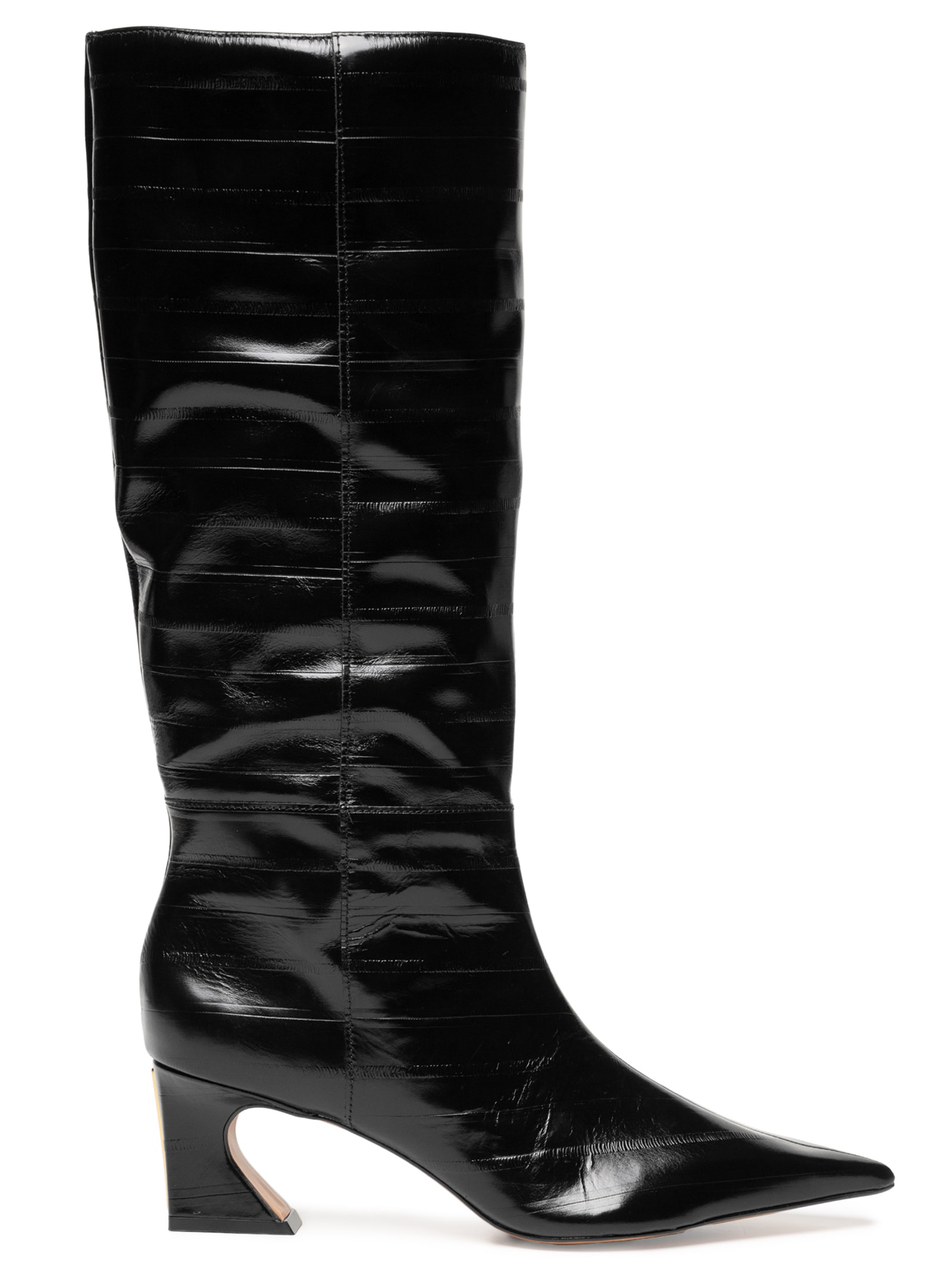 Bota Feminina Cano Alto Enguia Casein Preto Arezzo