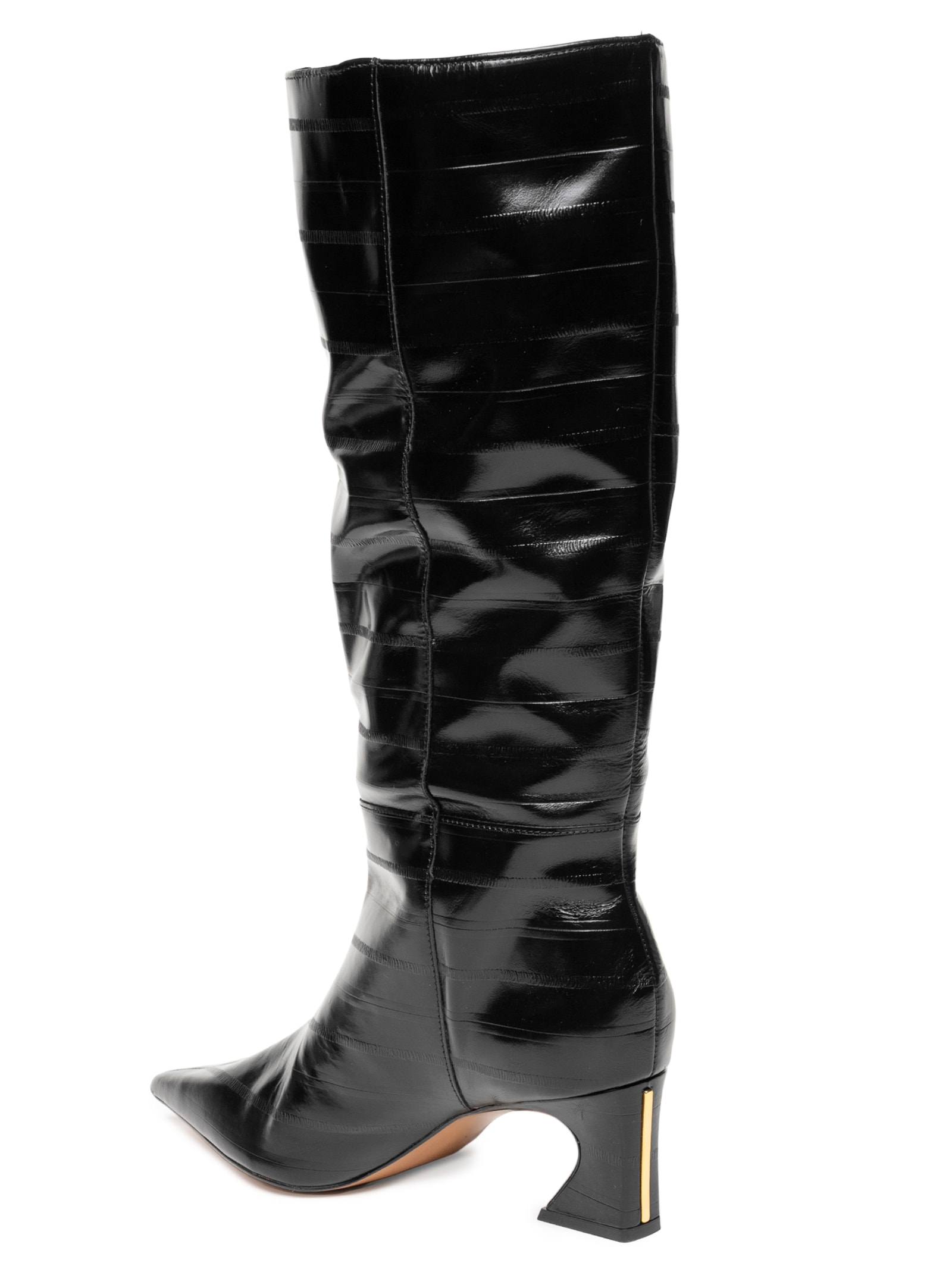 Bota Feminina Cano Alto Enguia Casein Preto Arezzo