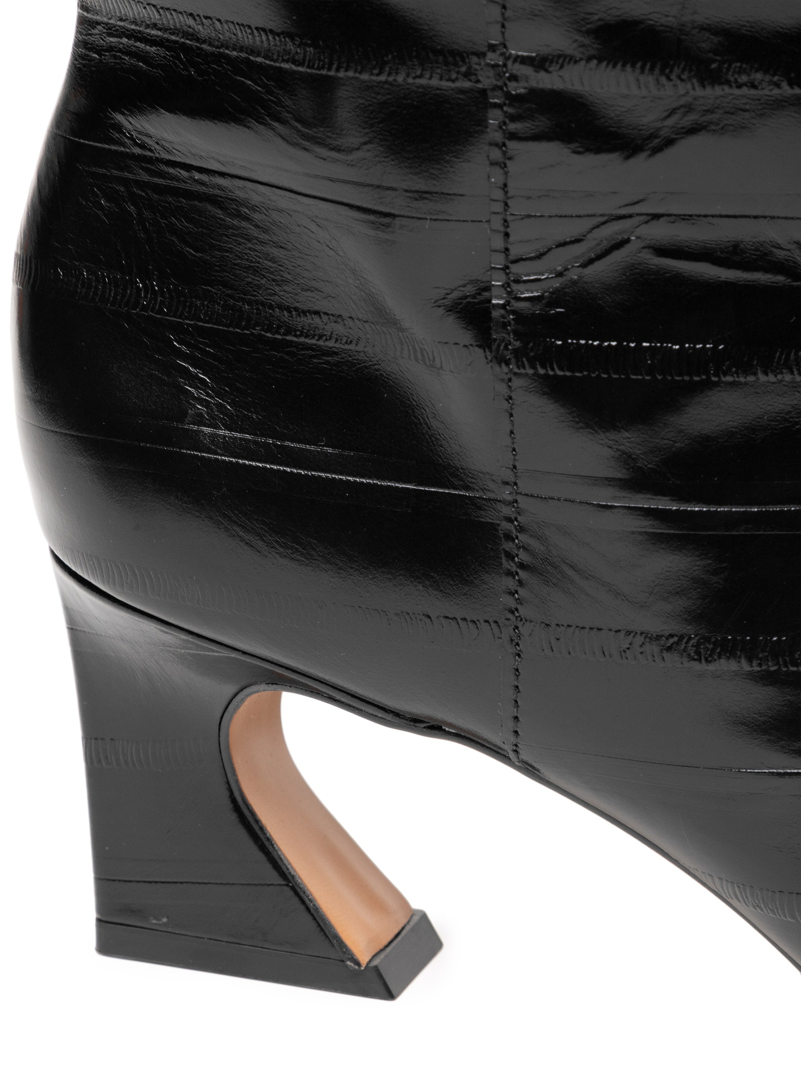 Bota Feminina Cano Alto Enguia Casein Preto Arezzo