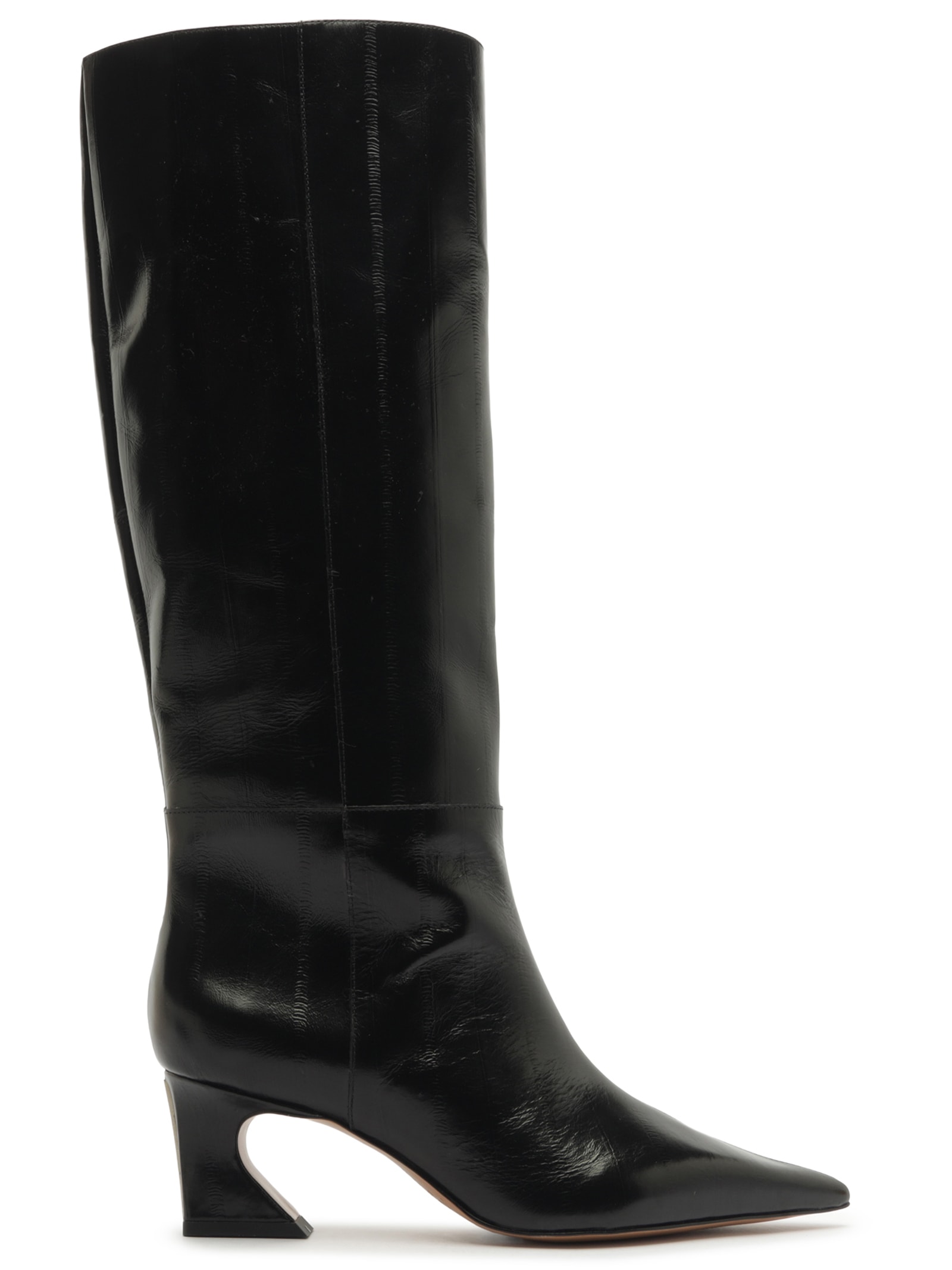 Bota Feminina Cano Alto Enguia Casein Preto Arezzo