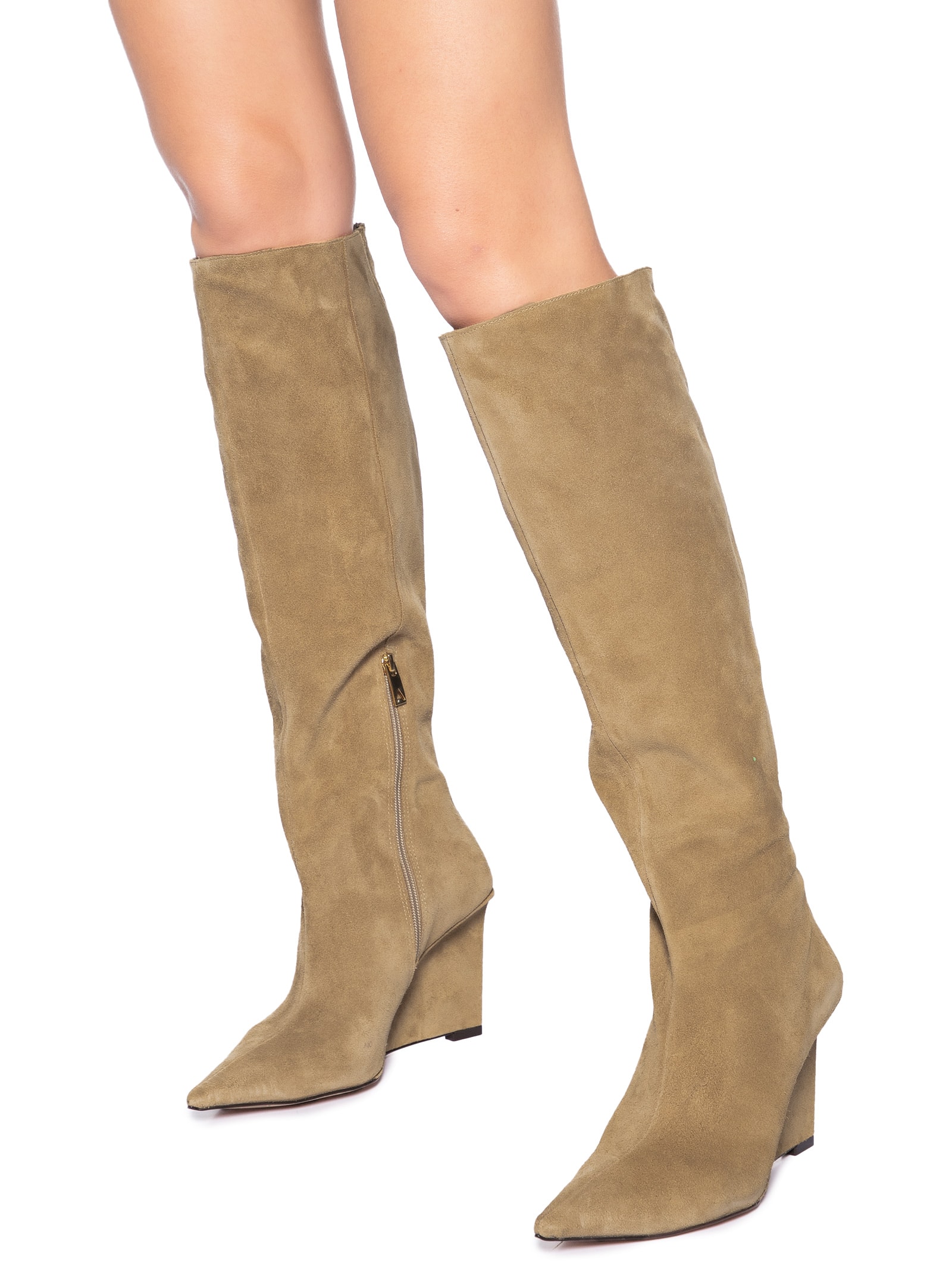 Bota Feminina Cano Alto Marrom Carrano