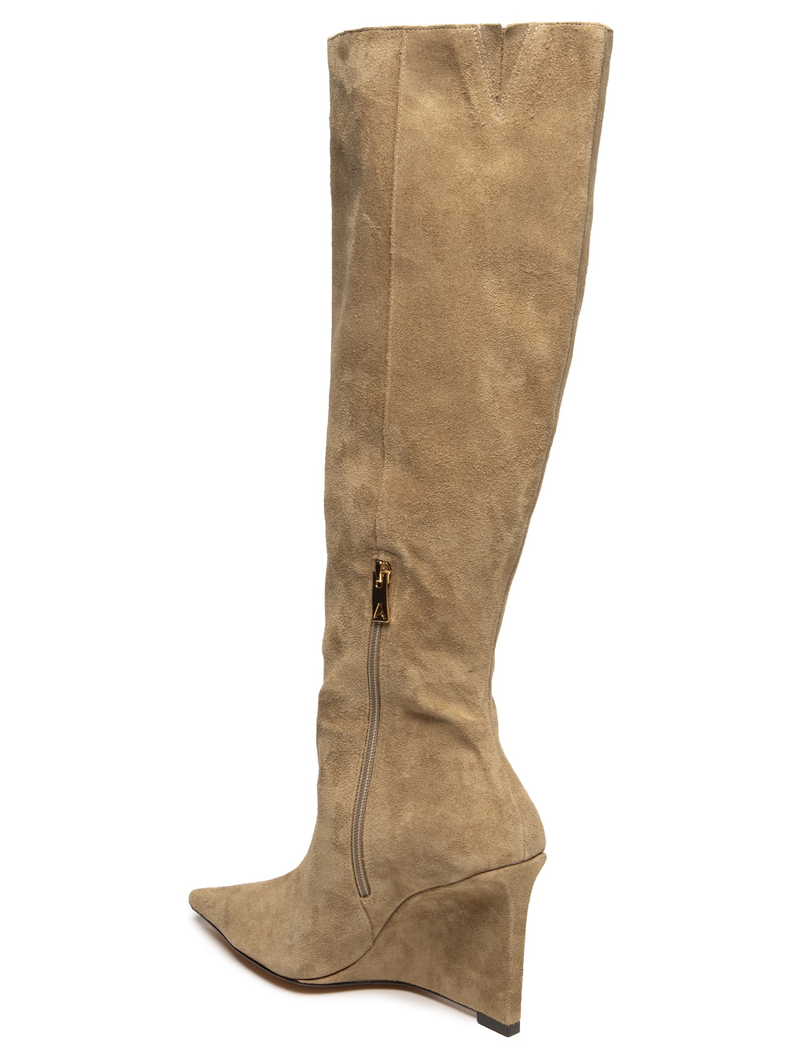Bota Feminina Cano Alto Marrom Carrano