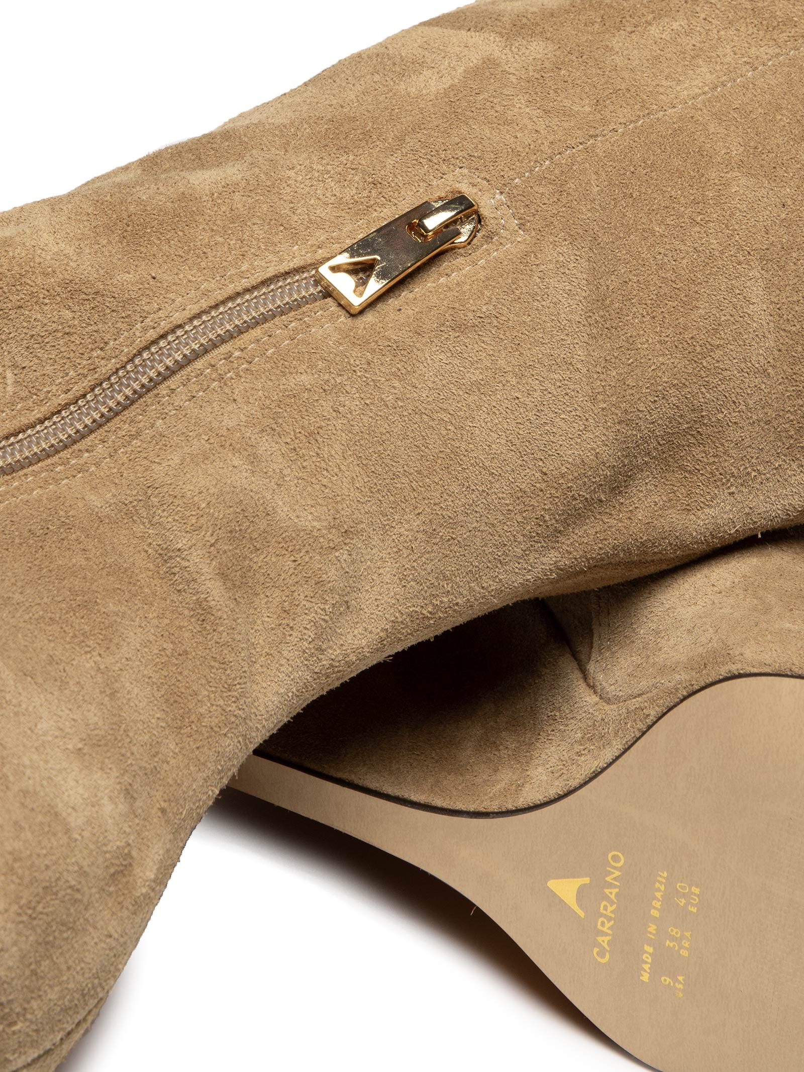 Bota Feminina Cano Alto Marrom Carrano