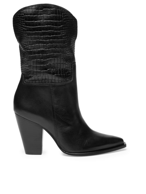 Bota Feminina Cano Alto – Preto