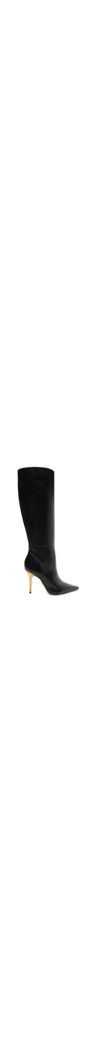 Bota Feminina Cano Alto Salto Fino - Preto