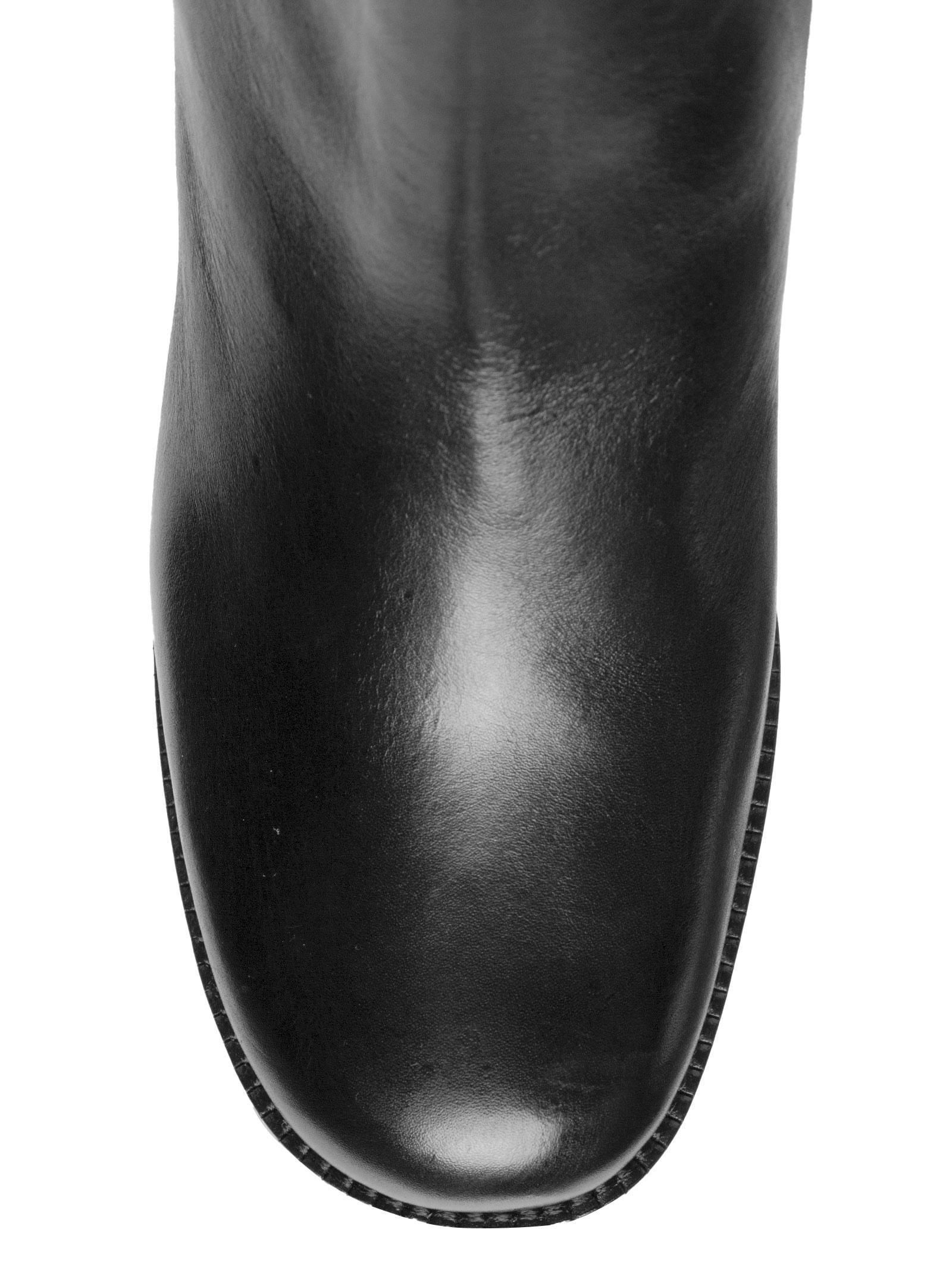 Bota Feminina Cano Baixo Couro Preto Schutz