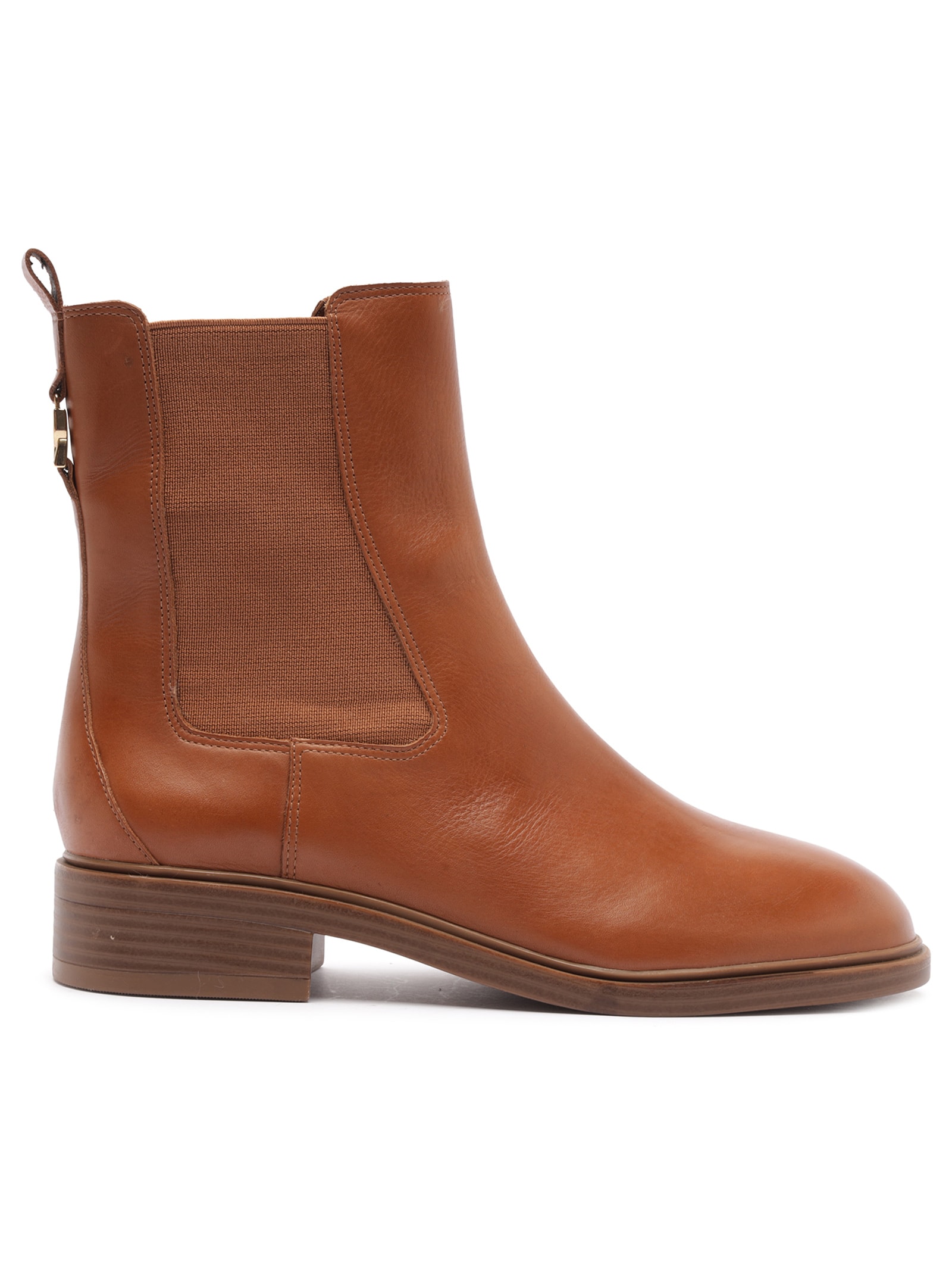 Bota Feminina Cano Curto Atana Soft Marrom Arezzo