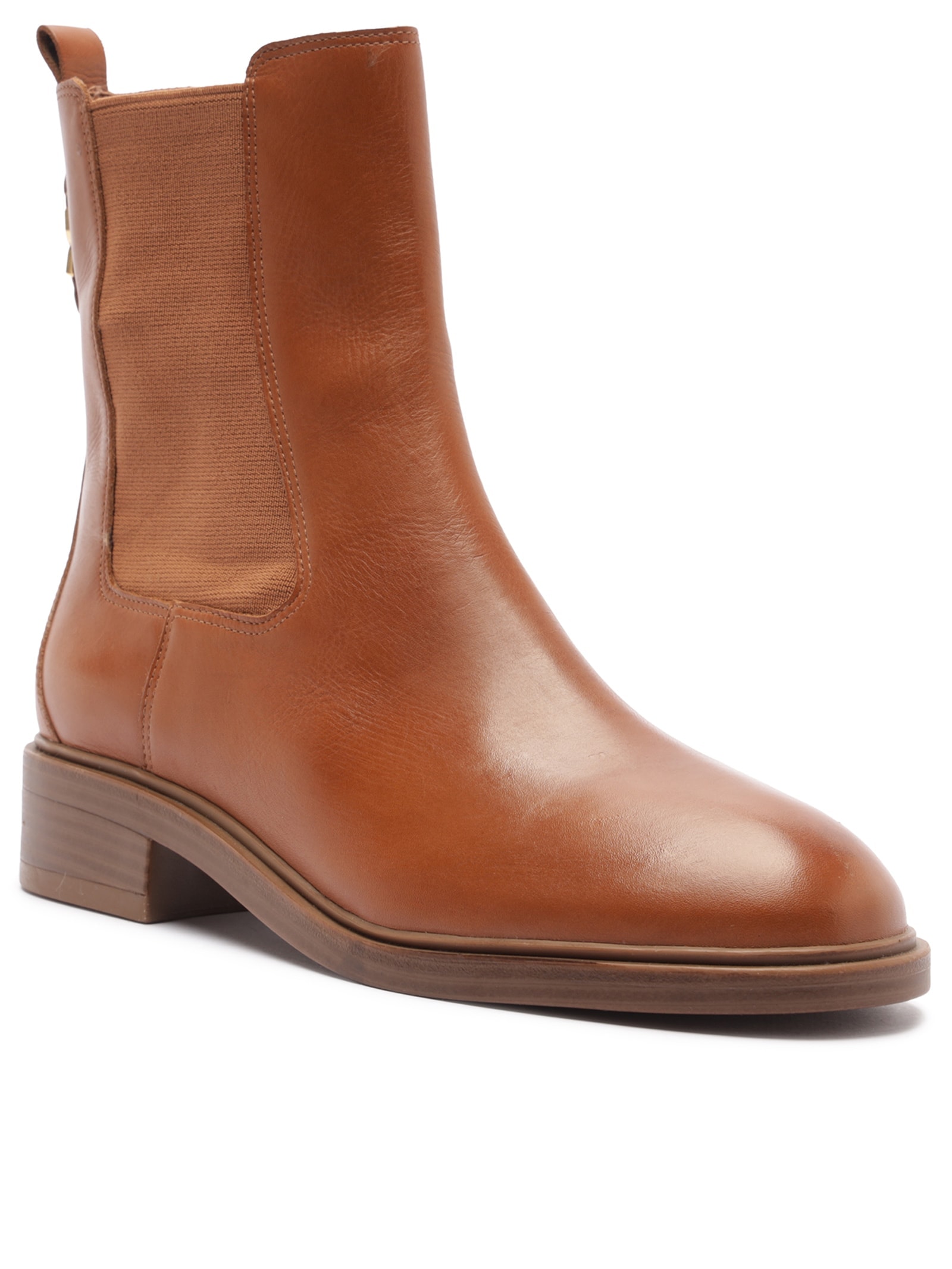 Bota Feminina Cano Curto Atana Soft Marrom Arezzo