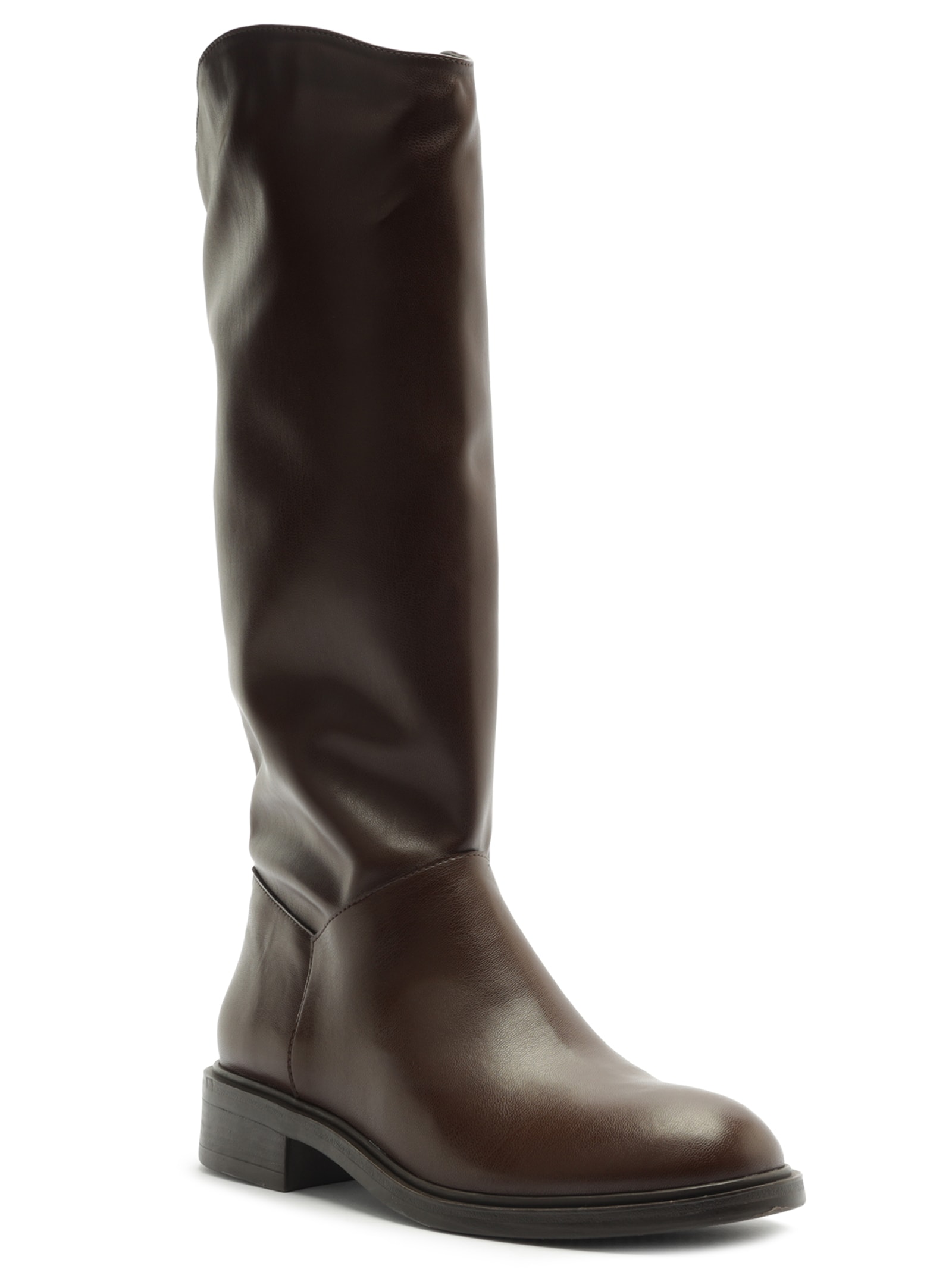 Bota Feminina Cano Longo Marrom Arezzo