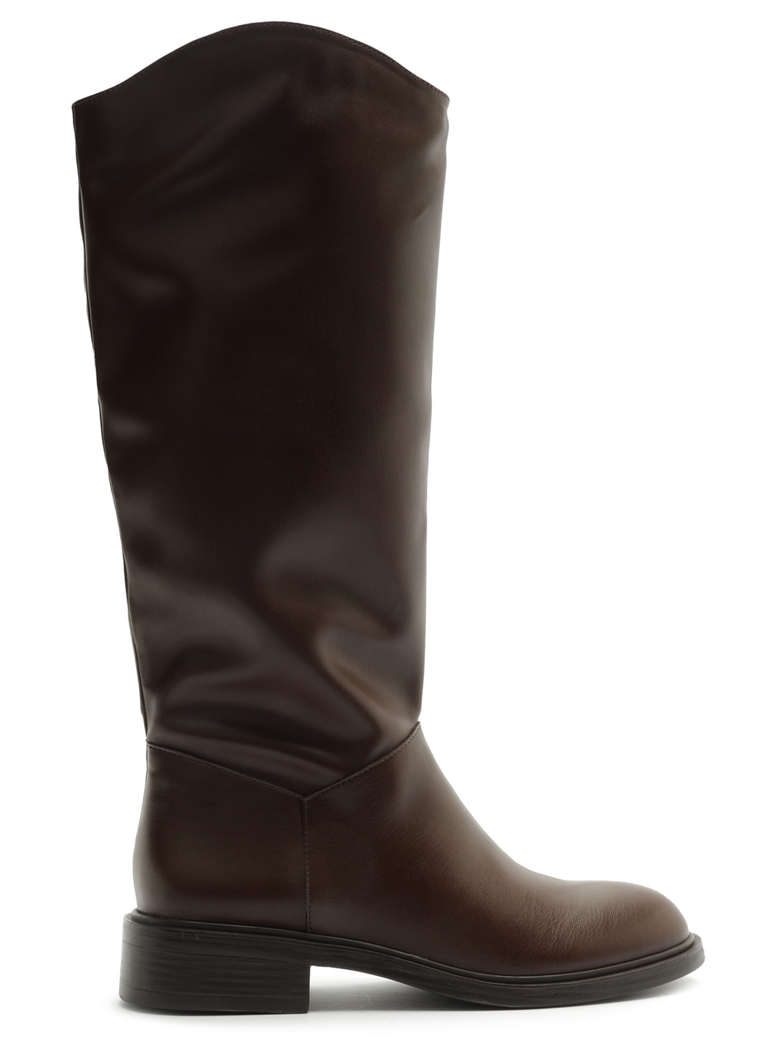 Bota Feminina Cano Longo Marrom Arezzo