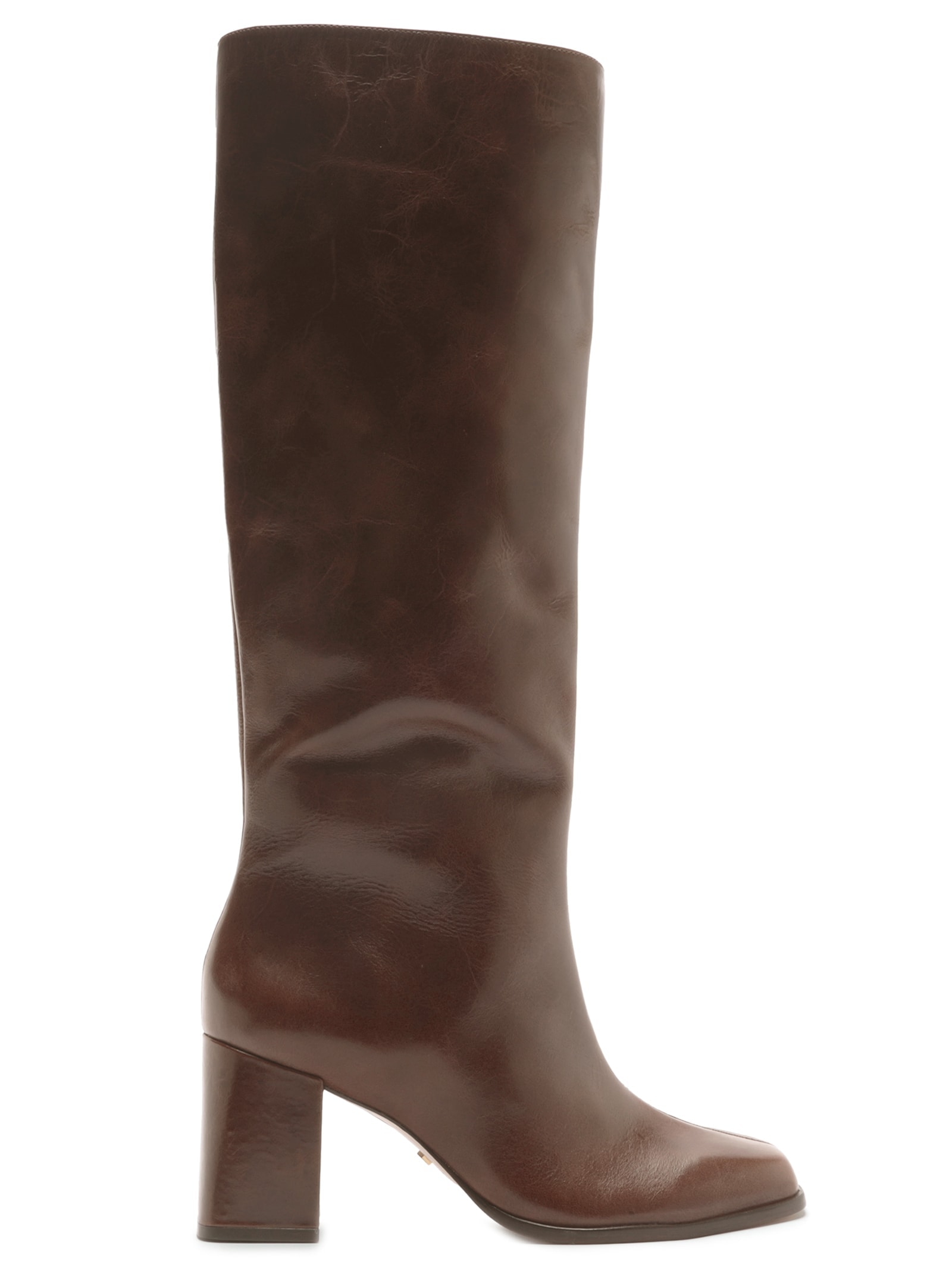 Bota Feminina Cano Longo Marrom Arezzo