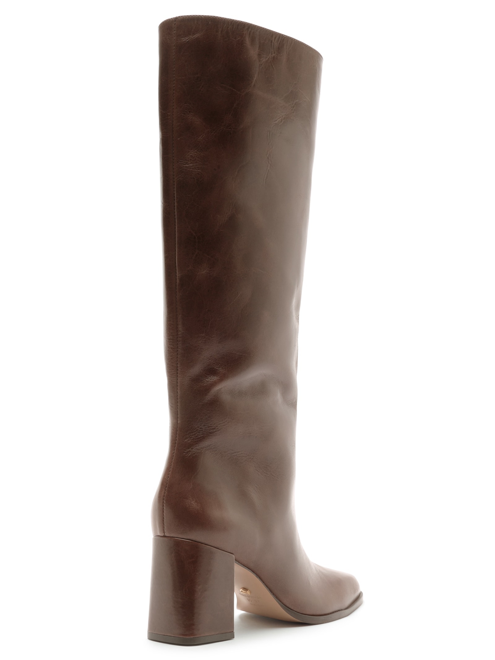 Bota Feminina Cano Longo Marrom Arezzo