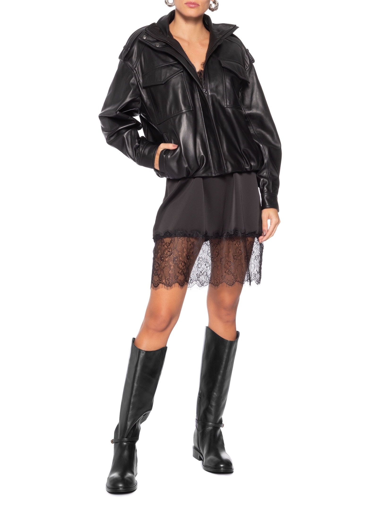 Bota Feminina Cano Longo Preto Arezzo