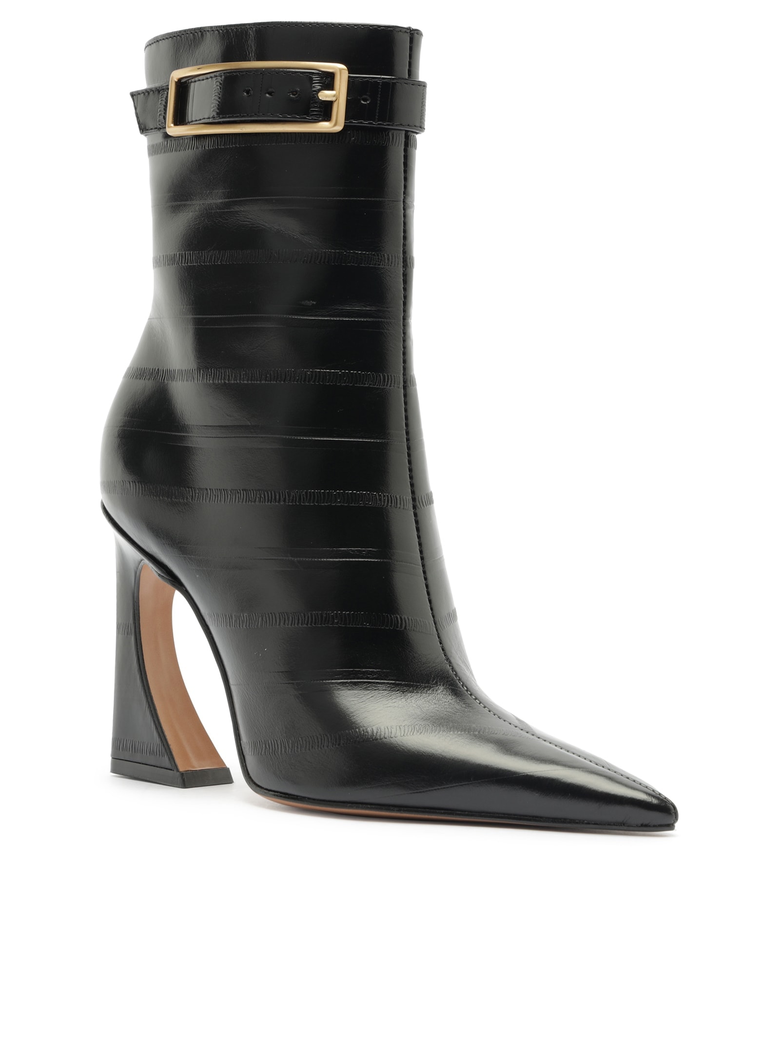 Bota Feminina Cano Médio Enguia Casein Preto Arezzo