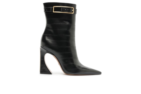 Bota Feminina Cano Médio Enguia Casein - Preto