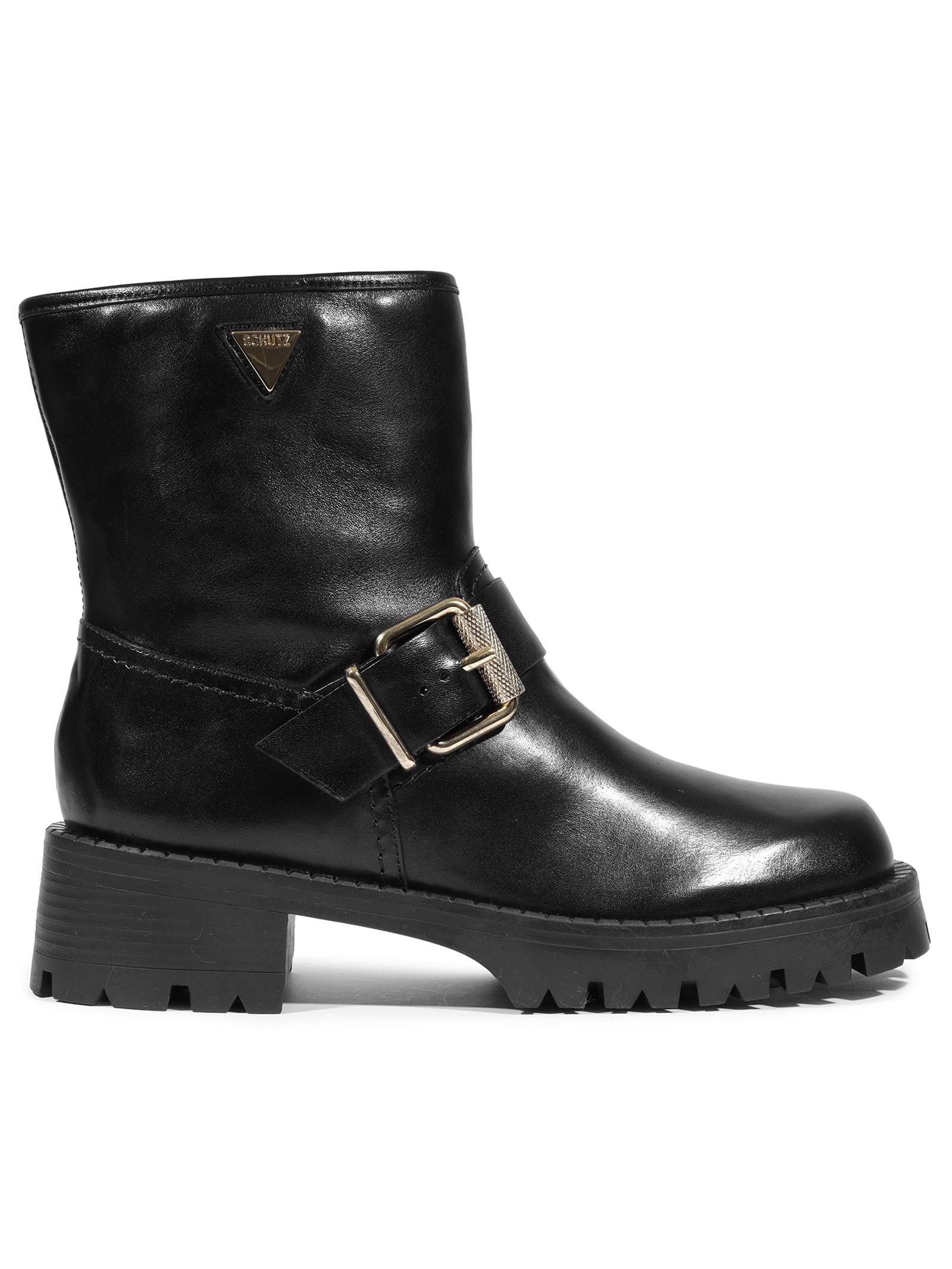 Bota Feminina Cano Médio Preto Schutz