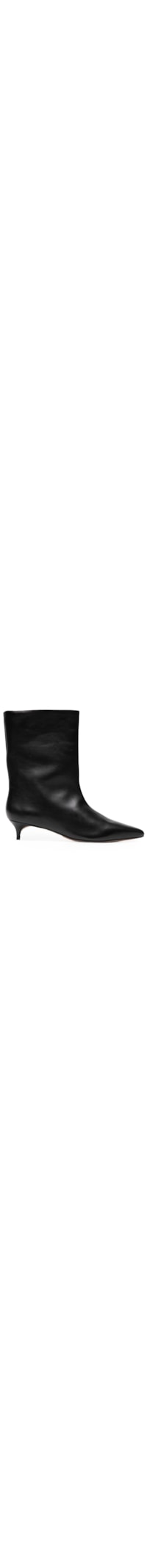 Bota Feminina Cano Médio Salt Kitten Couro Prime - Preto