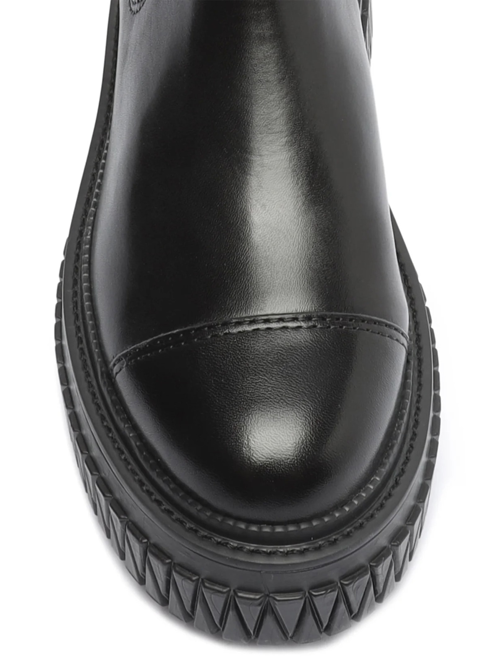 Bota Feminina Chelsea Cano Médio Bold Couro Preto  Schutz